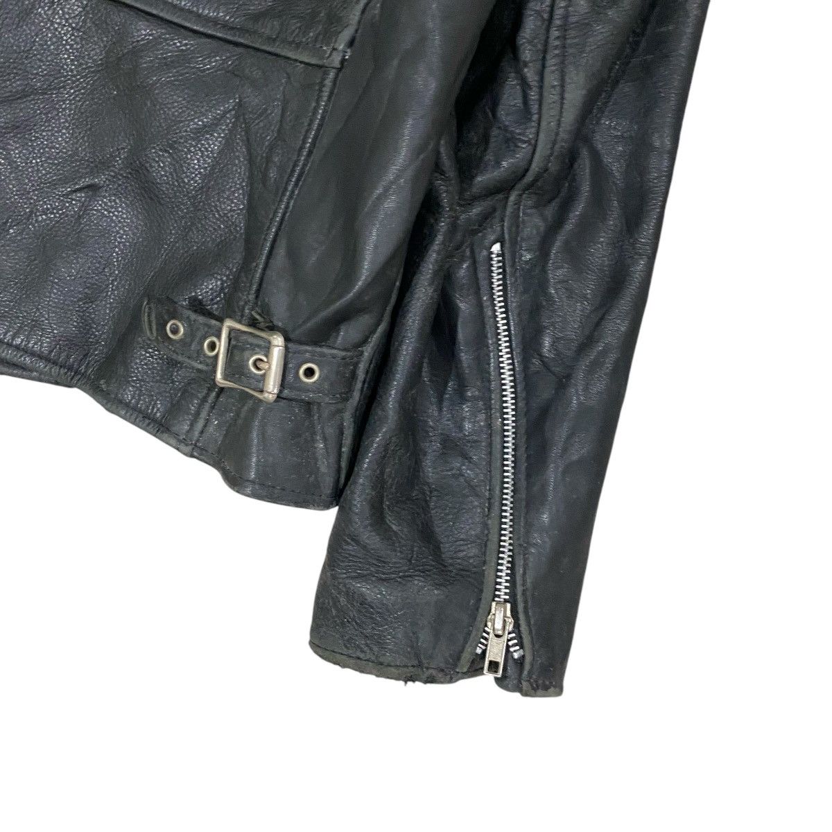 Branded Leather 🔥VINTAGE BRANDED GARMENTS CAFE RACER LEATHER JACKET Size US S / EU 44-46 / 1 - 9 Thumbnail