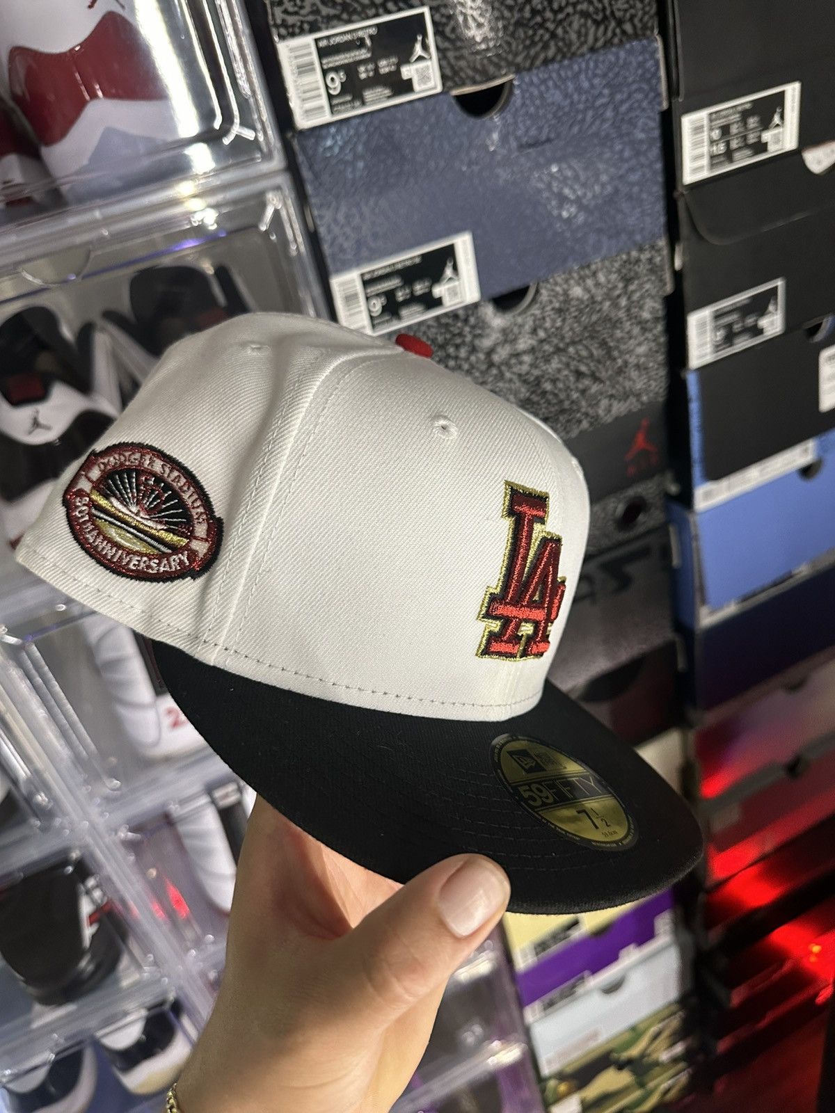 New Era New era Los Angeles dodgers 7 1/2 Size ONE SIZE - 1 Thumbnail
