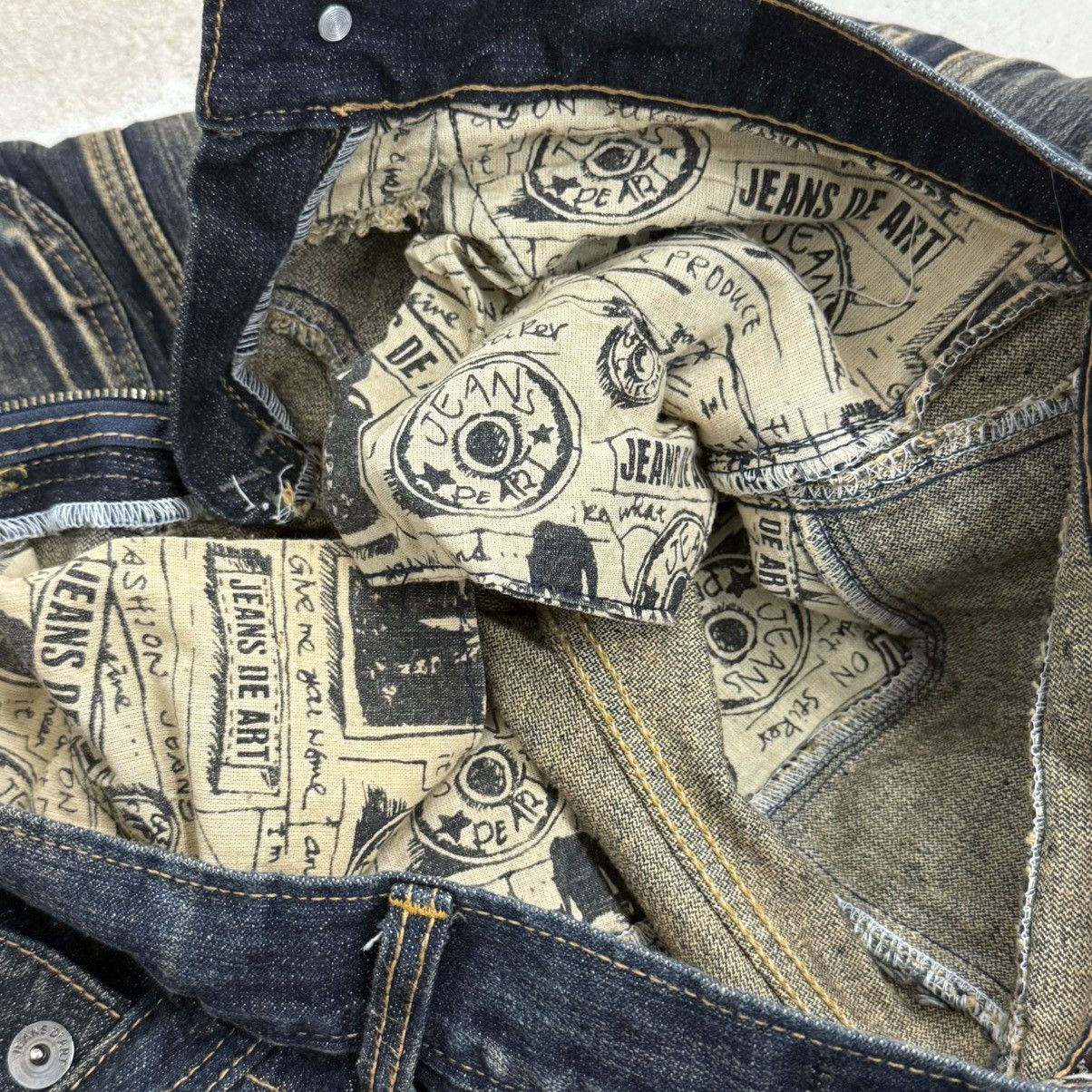 Japanese Brand Jeans De Art Utility Art Mudwash Heavy OZ Denim