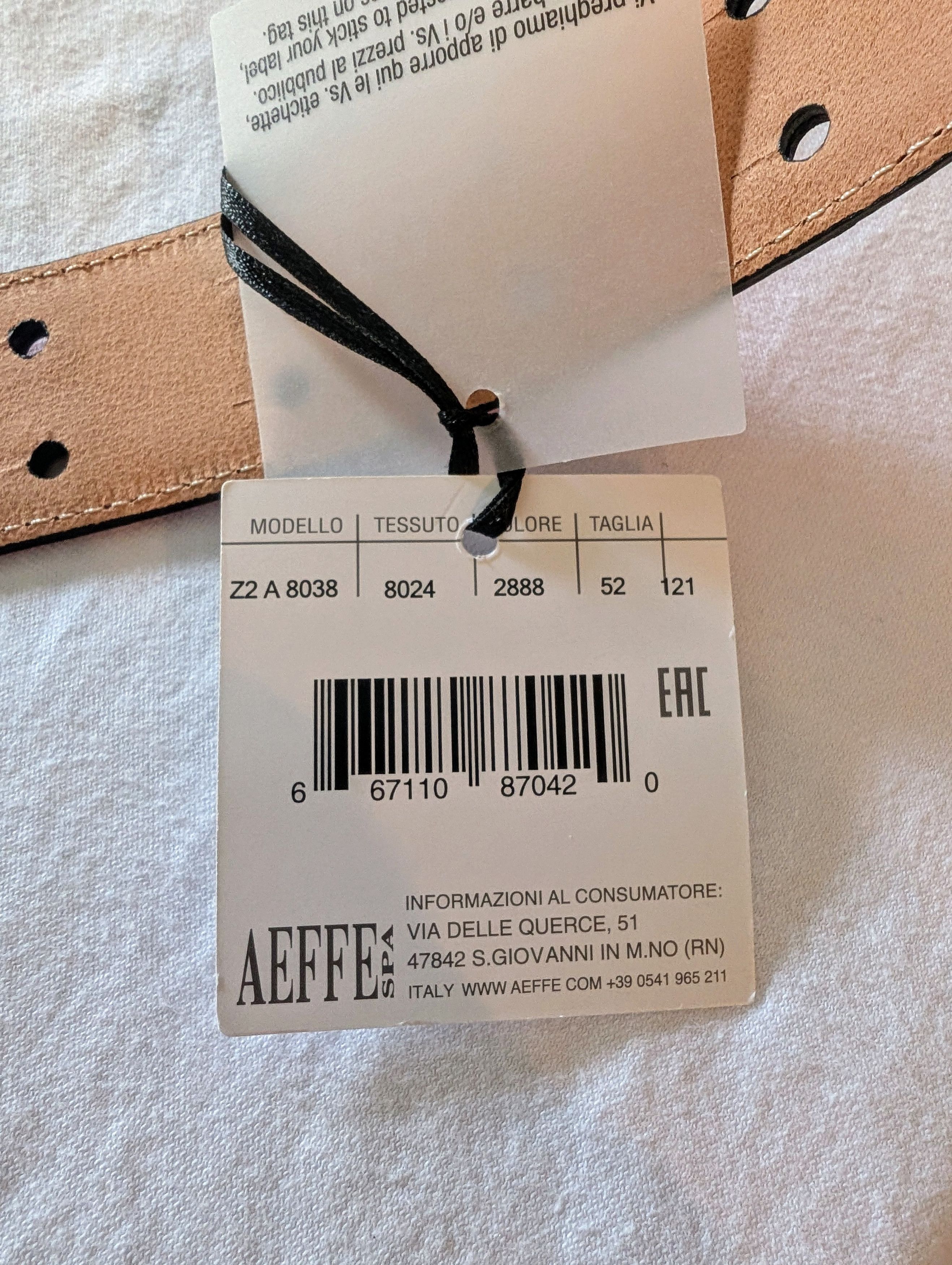 Moschino MOSCHINO ITALIAN FLAG BELT Size 42 - 4 Thumbnail
