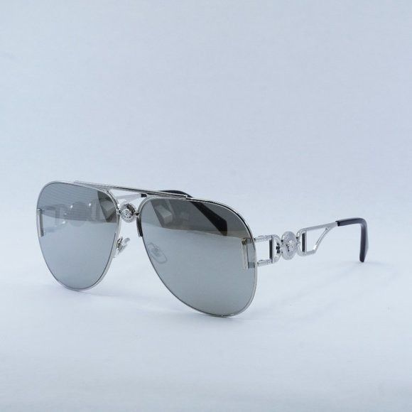 image of New Versace Ve2255 10006G Sunglasses in Grey, Men's