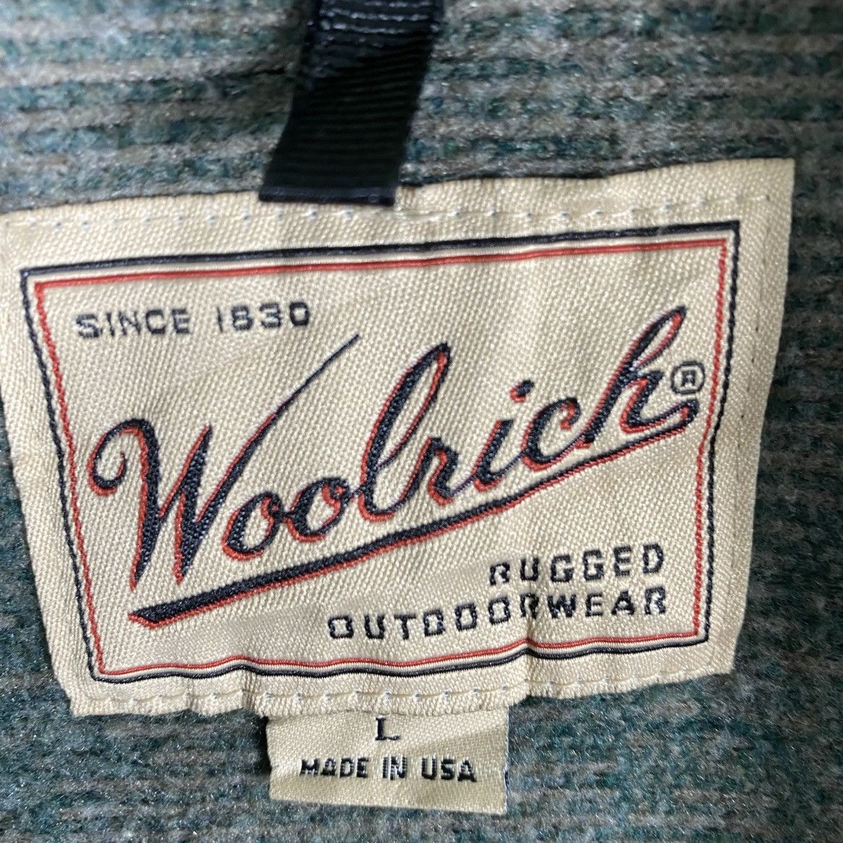 Vintage × Woolrich Woolen Mills Vintage Woolrich Snowflake Sheep Mountain Half Zip Fleece Size US L / EU 52-54 / 3 - 7 Thumbnail