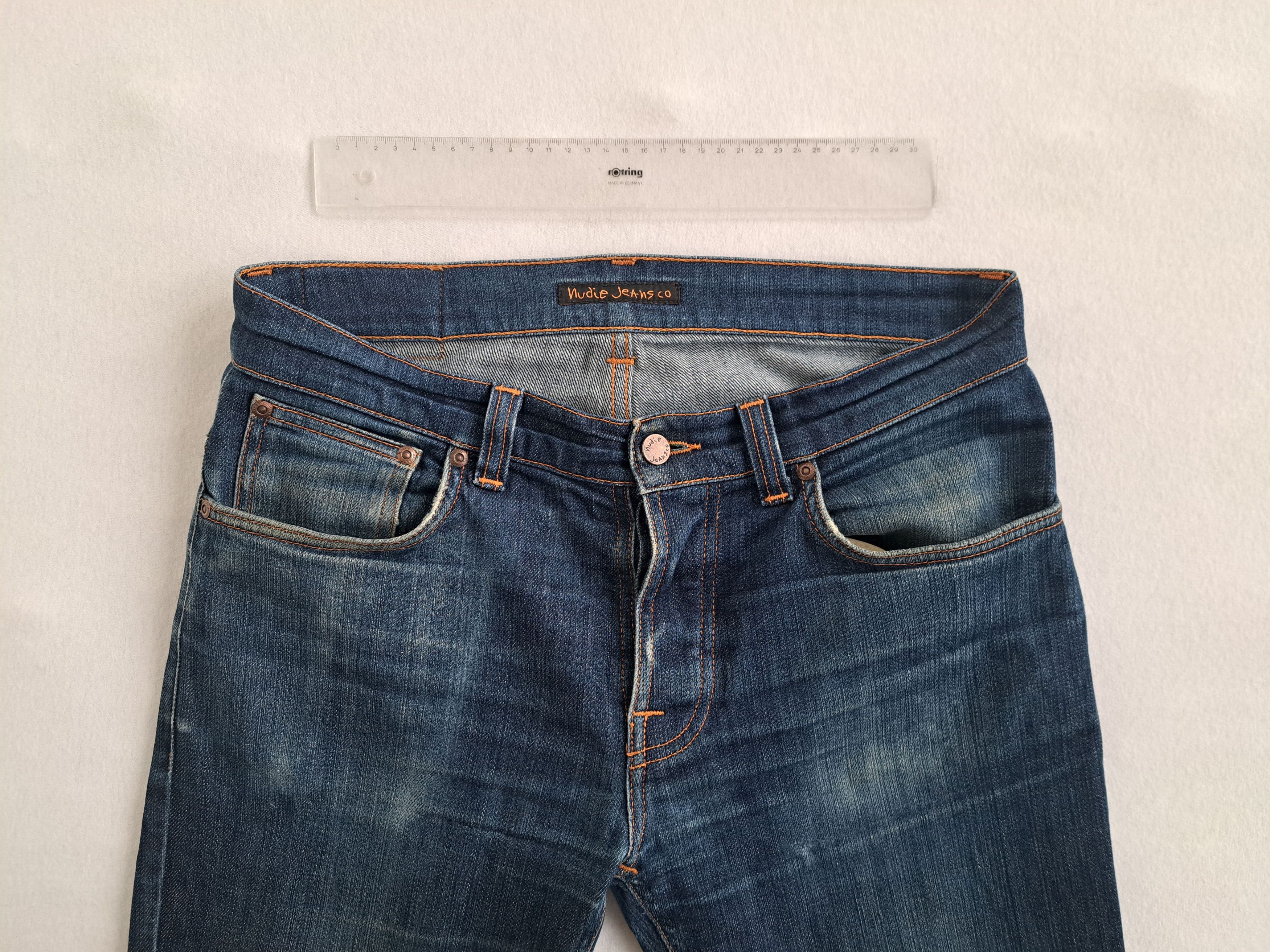 Nudie Jeans GRIM TIM DRY OPEN NAVY (1005119) - Denim Jeans - W32 Size US 32 / EU 48 - 3 Thumbnail