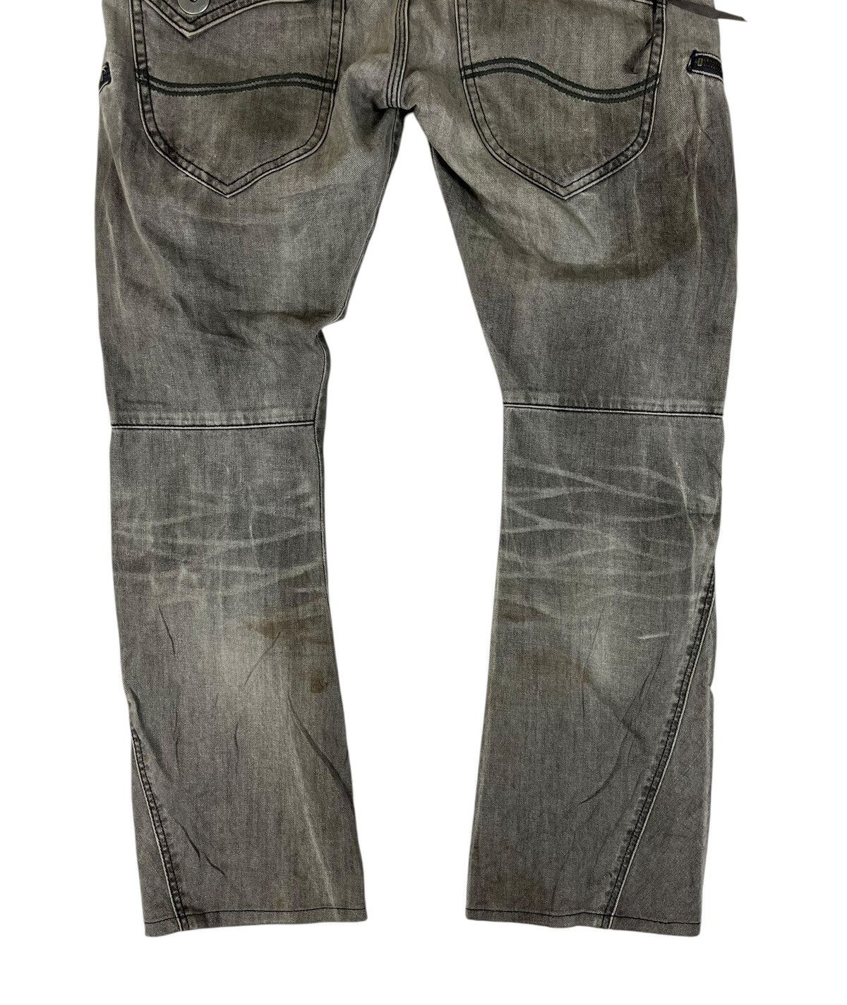 Japanese Brand × Lee Lee Distressed Denim Dirty Jeans Size US 31 - 2 Thumbnail