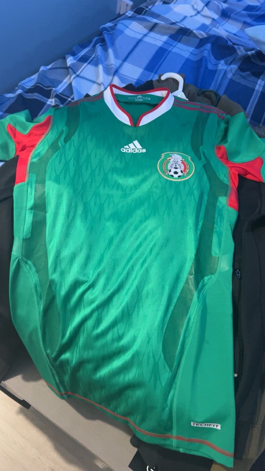 Adidas Mexico 2010 World Cup Tech Fit Soccer Jersey Size US M / EU 48-50 / 2 - 2 Thumbnail