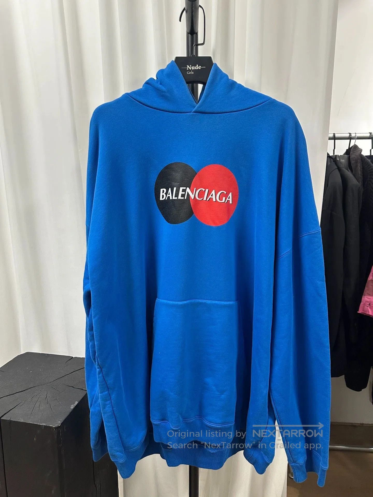 Balenciaga Balenciaga Oversized Blue Sweatshirt. Size US XXL / EU 58 / 5 - 1 Thumbnail