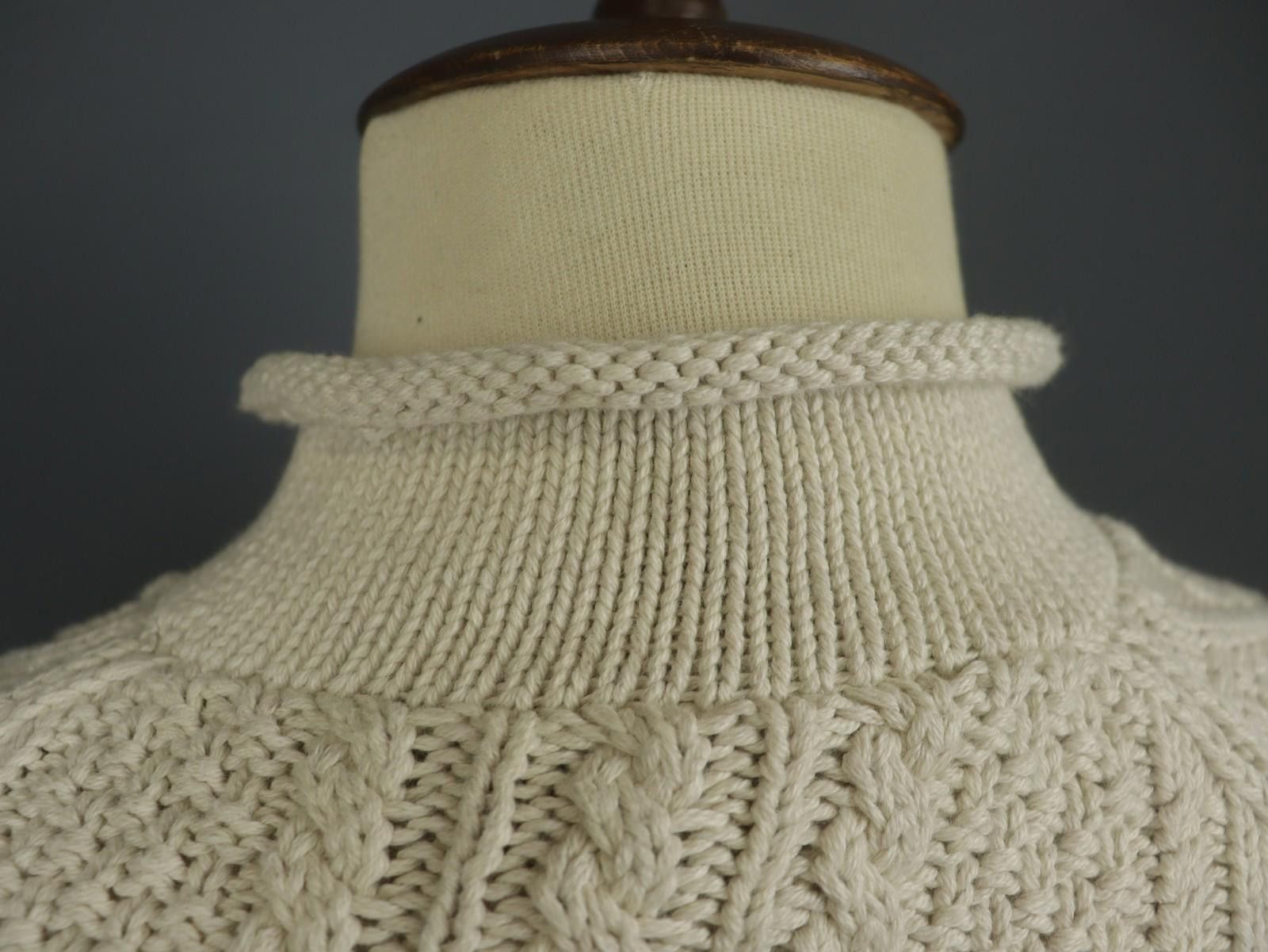 J.Crew J.Crew Beige 100% Cotton Knitted Pullover Sweater Size M Size M / US 6-8 / IT 42-44 - 7 Thumbnail