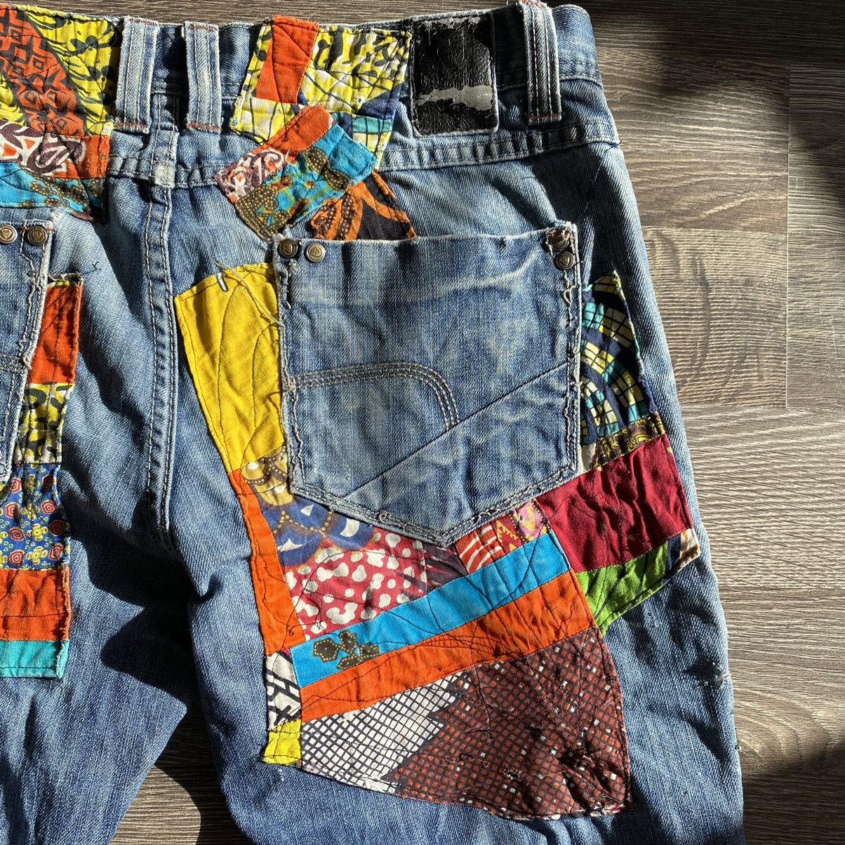 Vintage Custom patch work denim pants Size US 34 / EU 50 - 14 Thumbnail