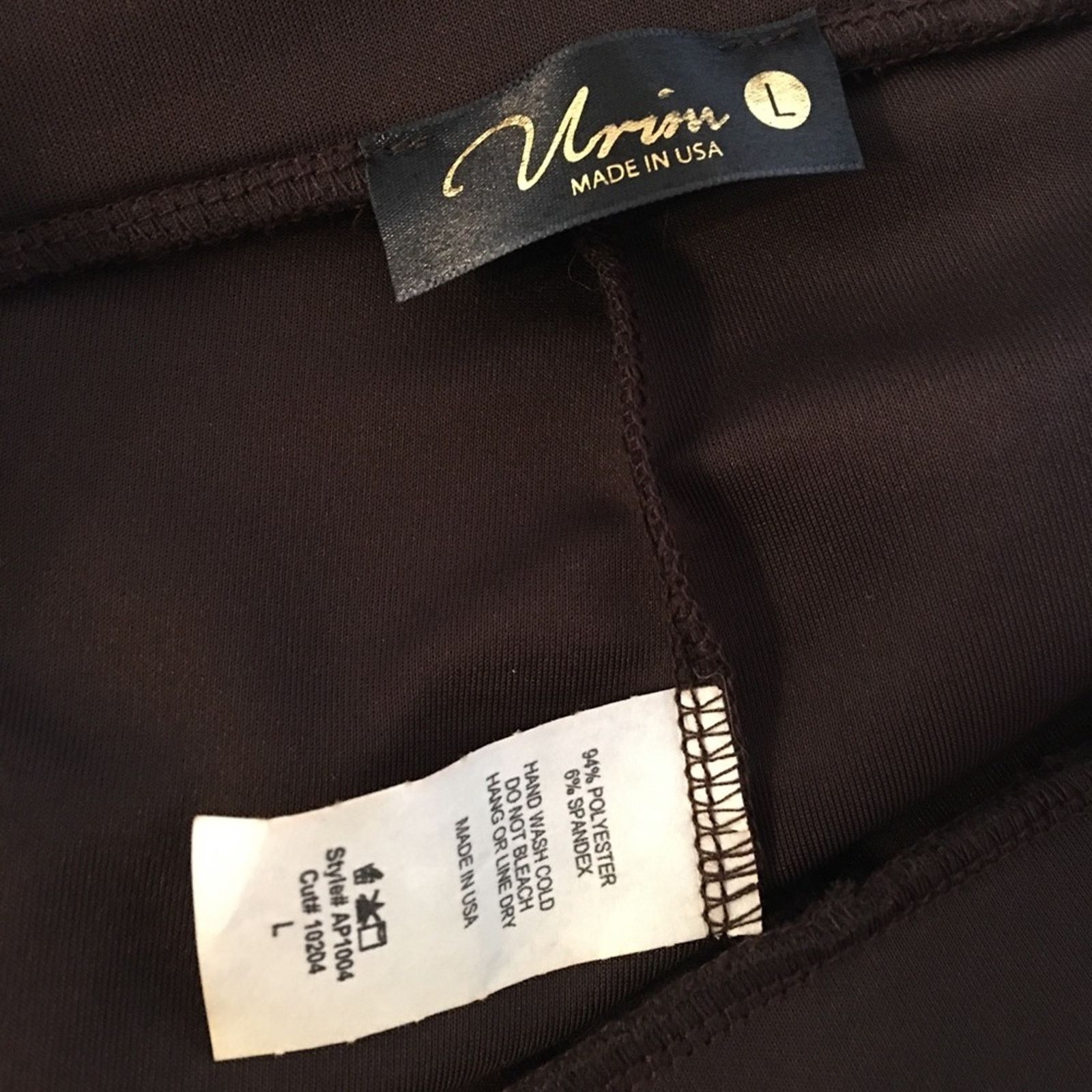 Other Urim Apparel Brown stretch dress pants NWT L Size 31" - 7 Thumbnail