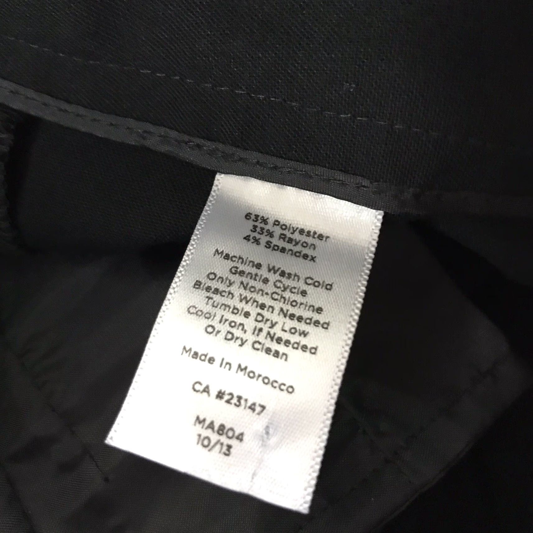 Talbots Talbots Black Cropped Pants Womens Size 8 Regular Lightweight Stretch Workwear Size 30" / US 8 / IT 44 - 4 Thumbnail