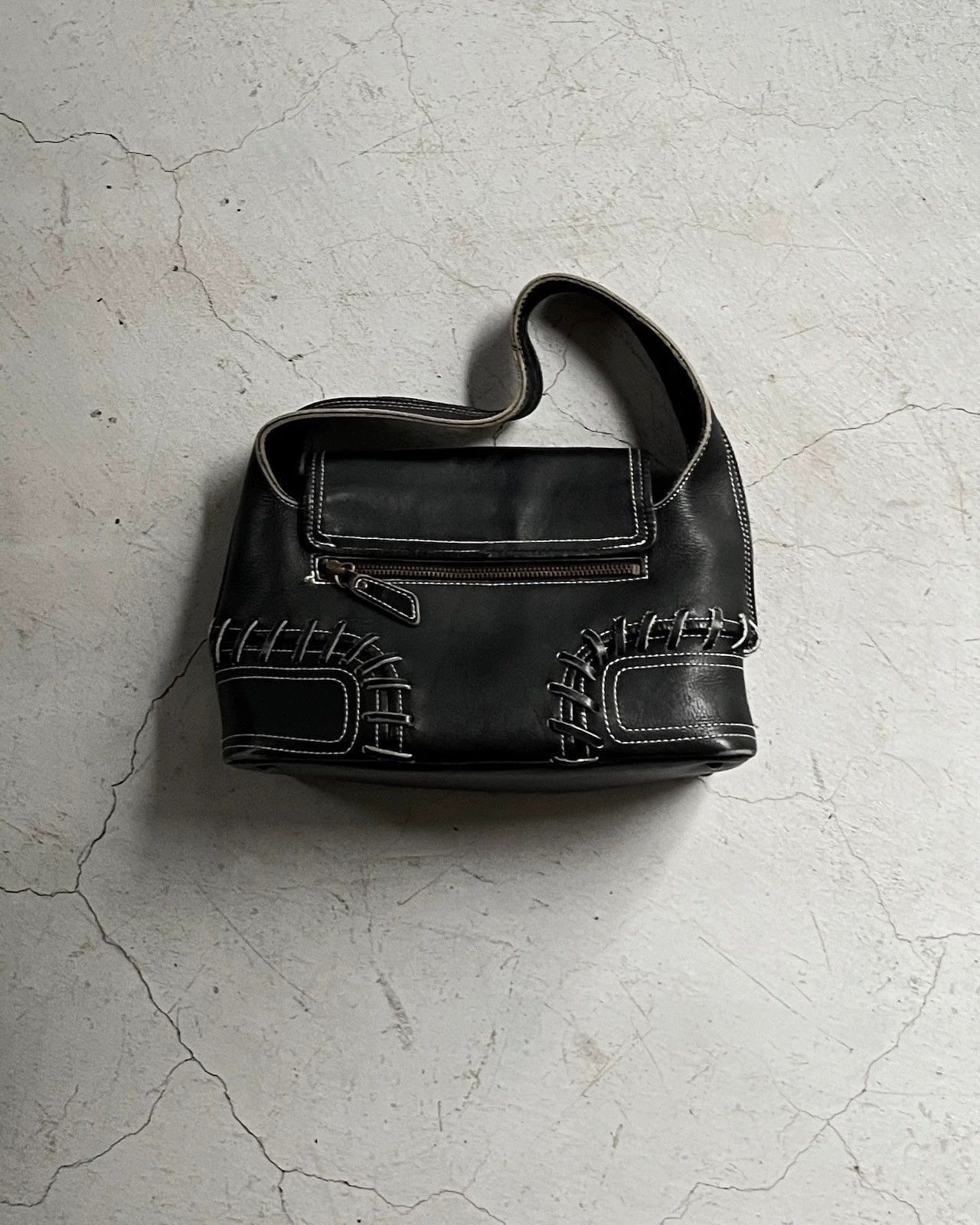 Jean Paul Gaultier Jean Paul Gaultier Logo leather shoulder bag-2505 Size ONE SIZE - 2 Thumbnail