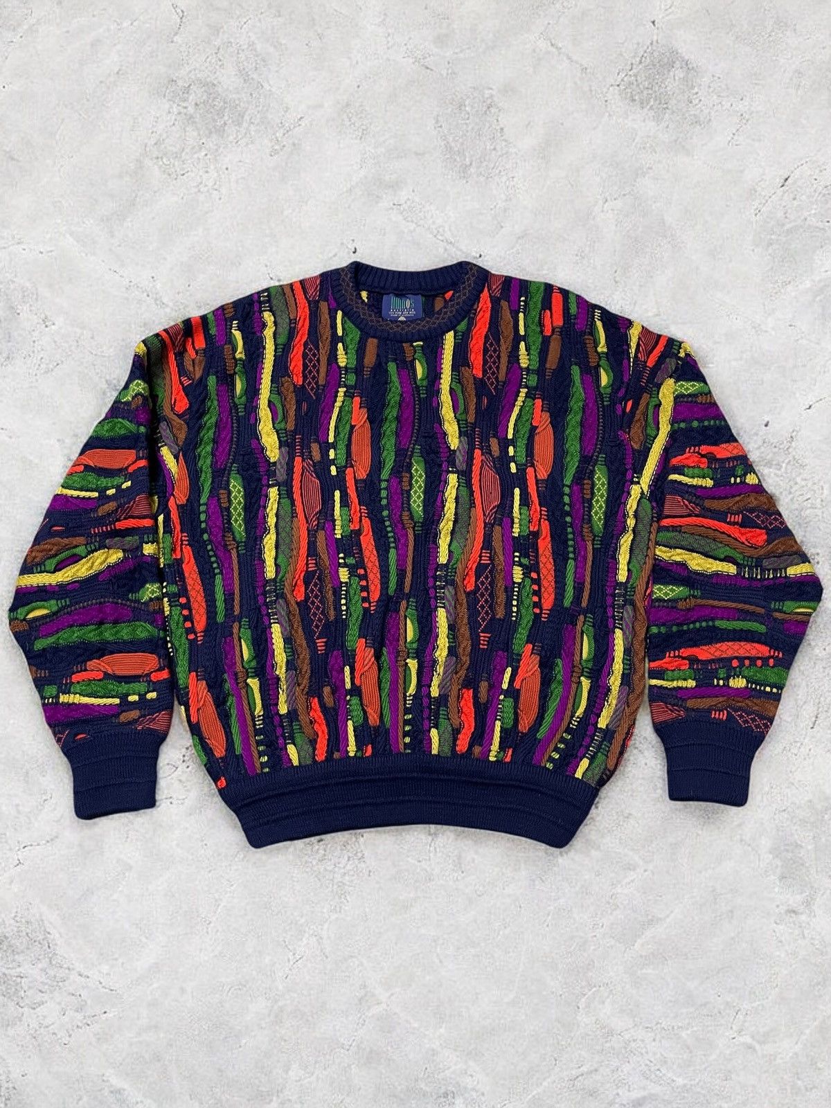 Coogi × Vintage Vintage Coogi 3D Cable Knit Style By limnos 90s Knitwear Size US L / EU 52-54 / 3 - 2 Thumbnail