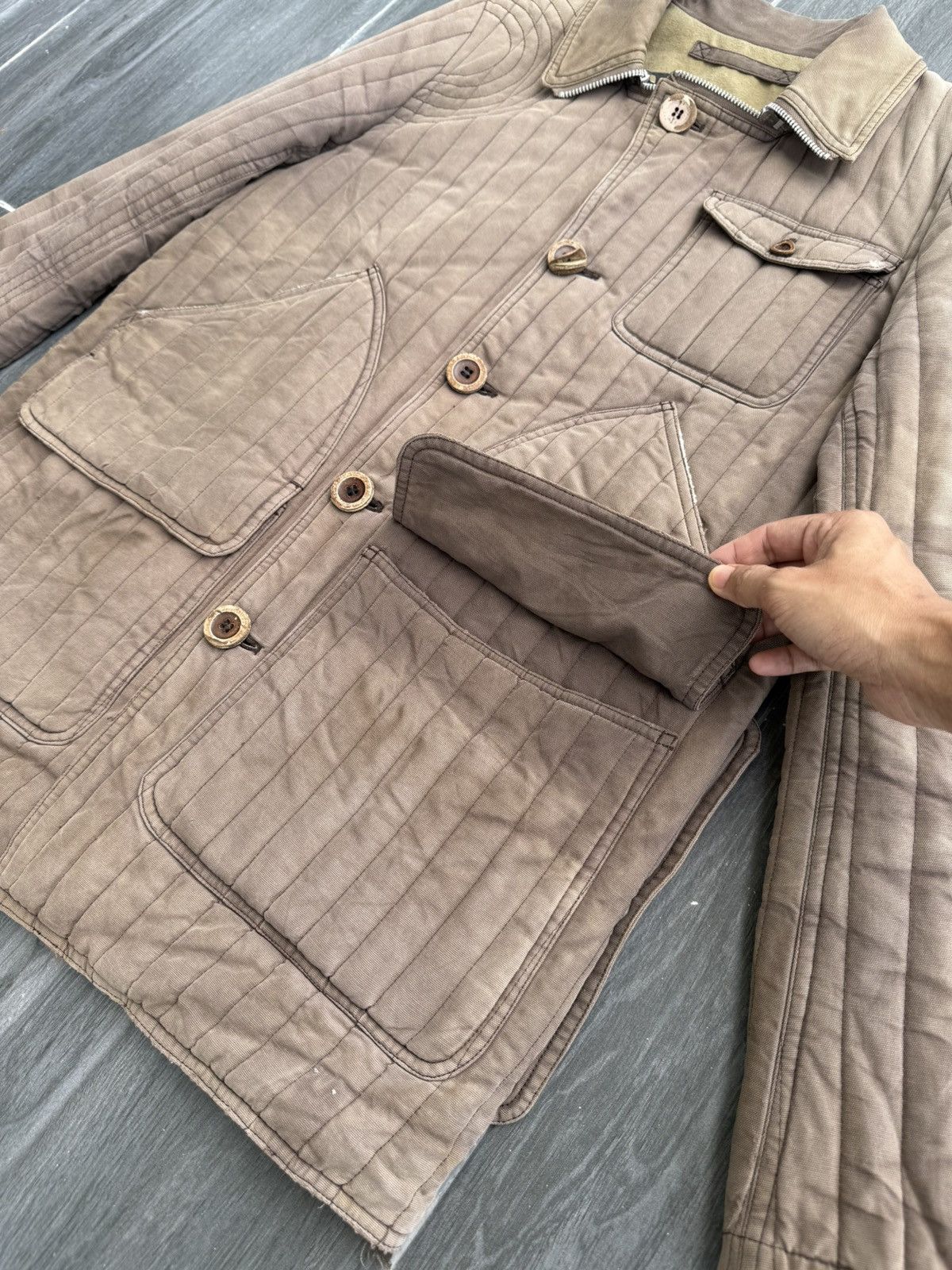 Maison MIHARA YASUHIRO SS04 Distress Maison Mihara Yasuhiro Survival/Hunting Jacket Size US S / EU 44-46 / 1 - 6 Thumbnail