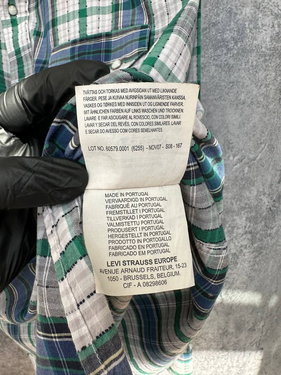Levi's × Vintage Super Rare 1950s Vintage LEVI’S Long Sleeve Shirt Plaid Size US XL / EU 56 / 4 - 14 Thumbnail