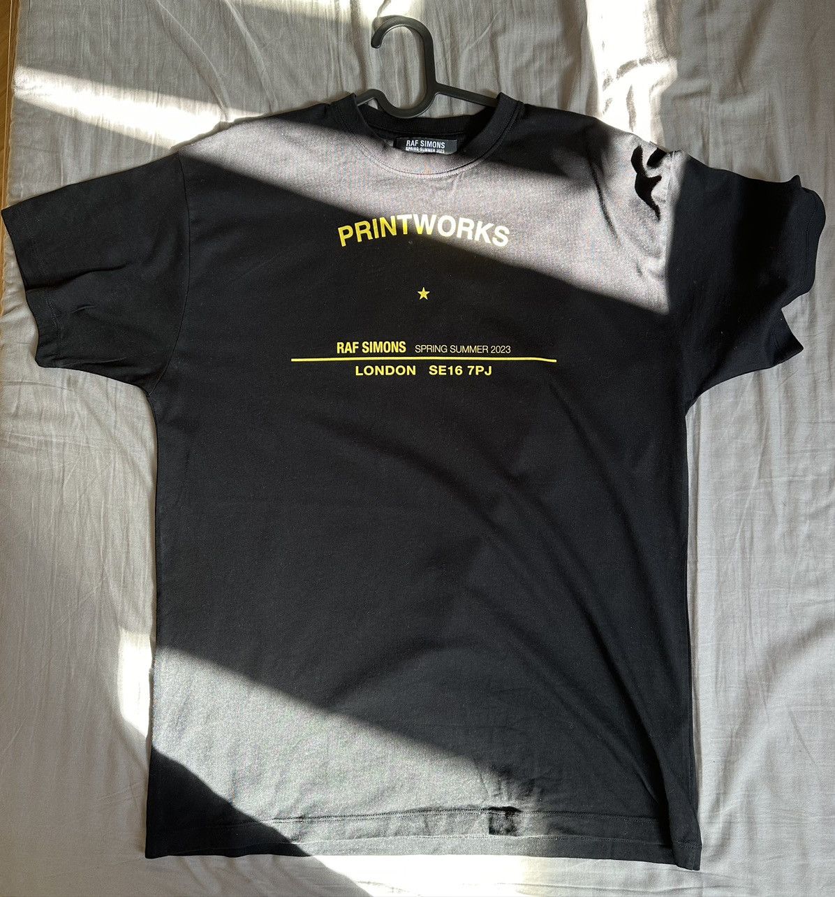 Raf Simons Raf Simons printworks tour t-shirt | Grailed