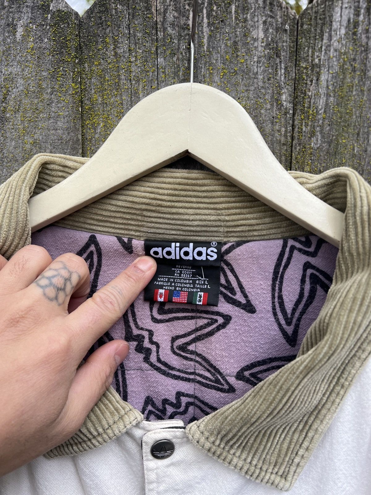 Adidas Ultra Rare Adidas 90’s Fireman’s Clasp Jacket Size US L / EU 52-54 / 3 - 7 Thumbnail