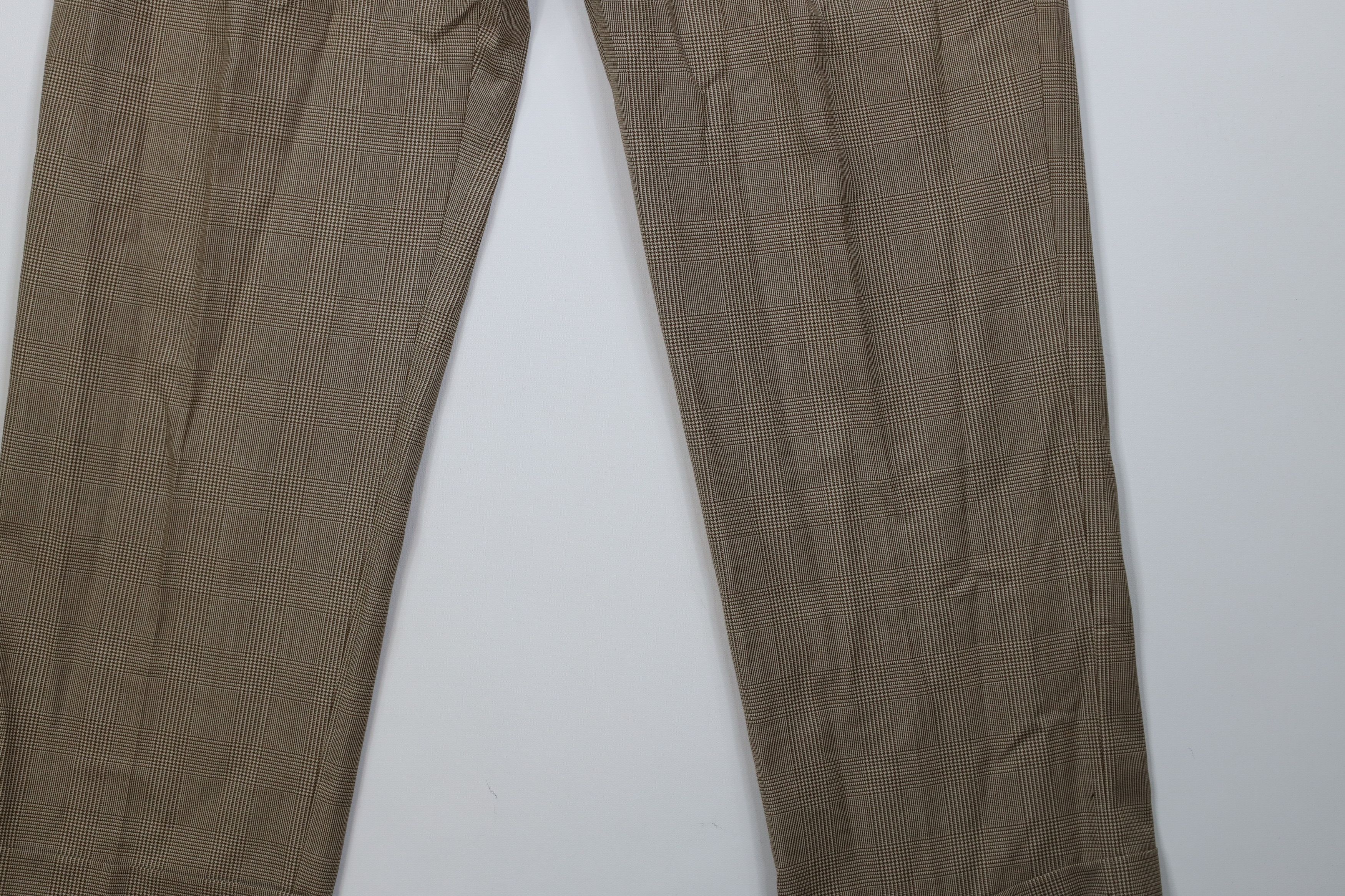 Ralph Lauren Vintage 90s Ralph Lauren Houndstooth Wide Leg Chino Pants Size US 36 / EU 52 - 4 Thumbnail