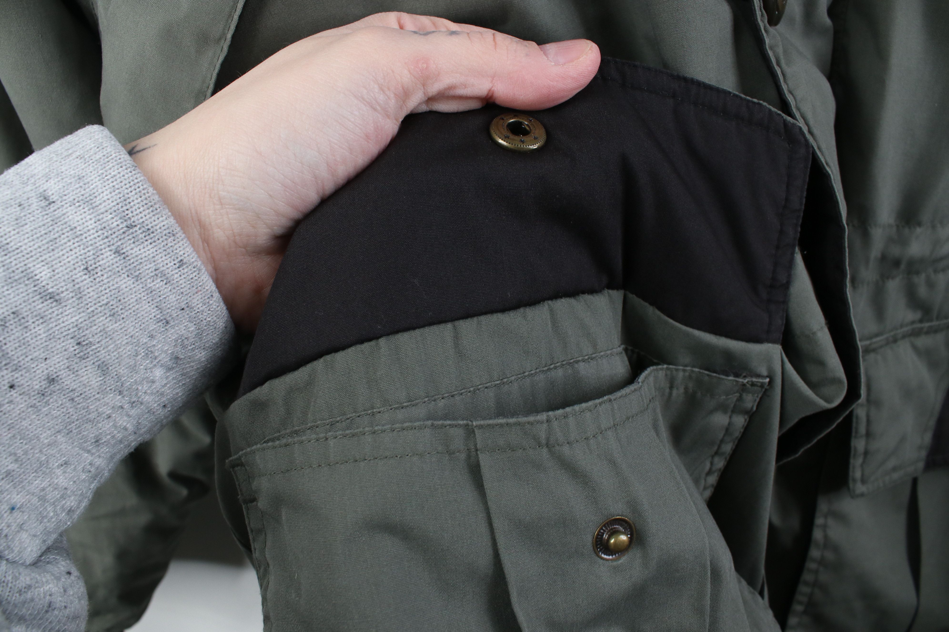 Vintage Vintage 90s Streetwear Hooded Puffer Parka Jacket Green Size US M / EU 48-50 / 2 - 8 Thumbnail