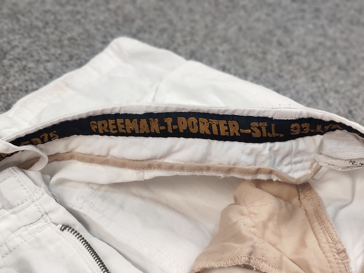 Freeman T. Porter Vintage Freeman T Porter Cargo Zip Linen Pants Y2k style Size US 34 / EU 50 - 15 Thumbnail