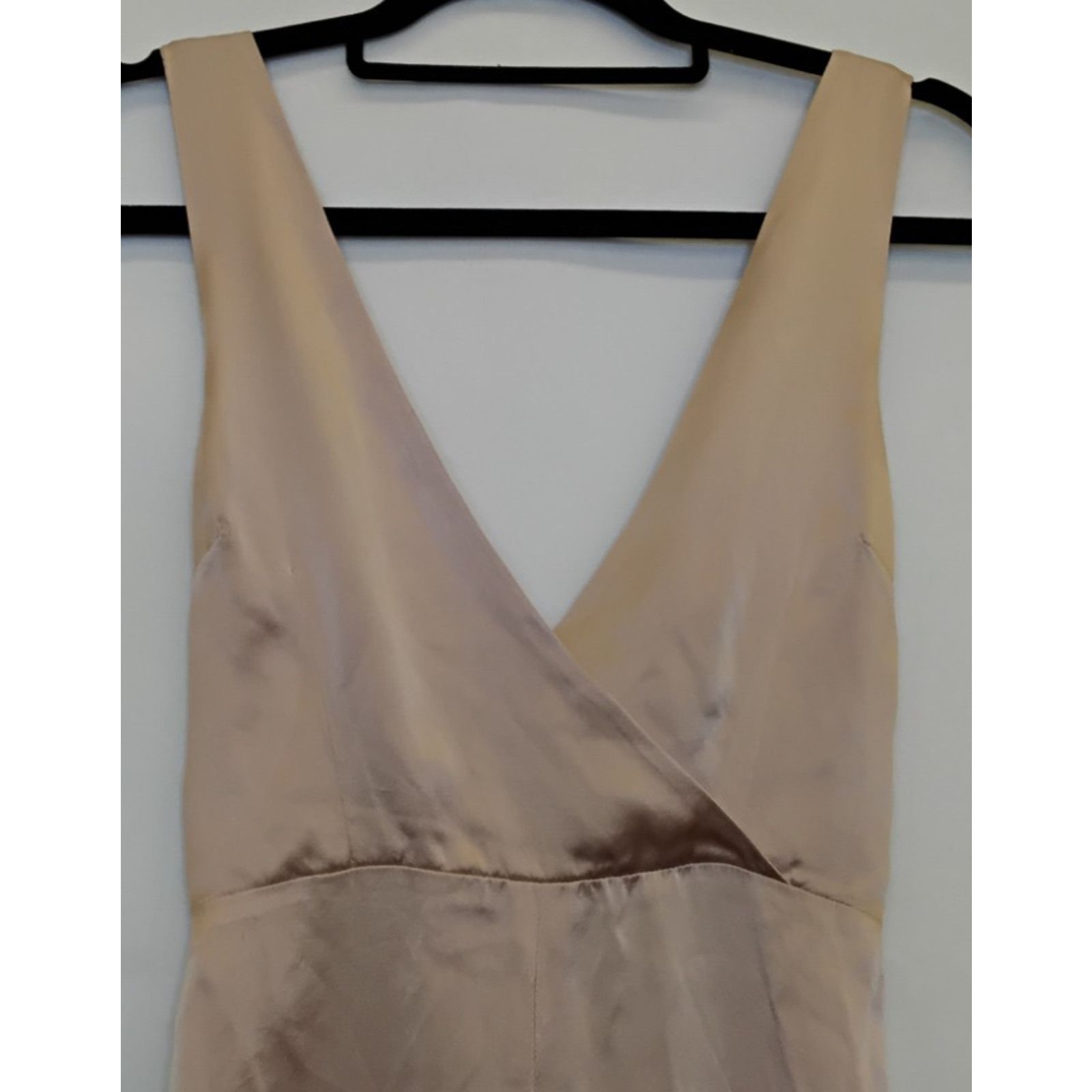 Reformation Reformation Silk Dress Women's 4 Pink Long Flowy V Neck Size S / US 4 / IT 40 - 4 Thumbnail