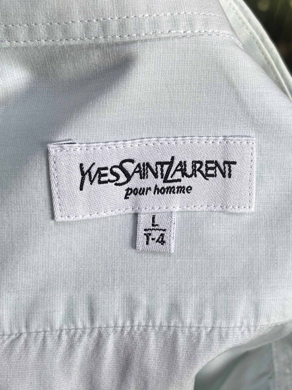 Yves Saint Laurent 🔥 tiffany blue YSL Yves Saint Laurent shirt size L Size US L / EU 52-54 / 3 - 6 Thumbnail