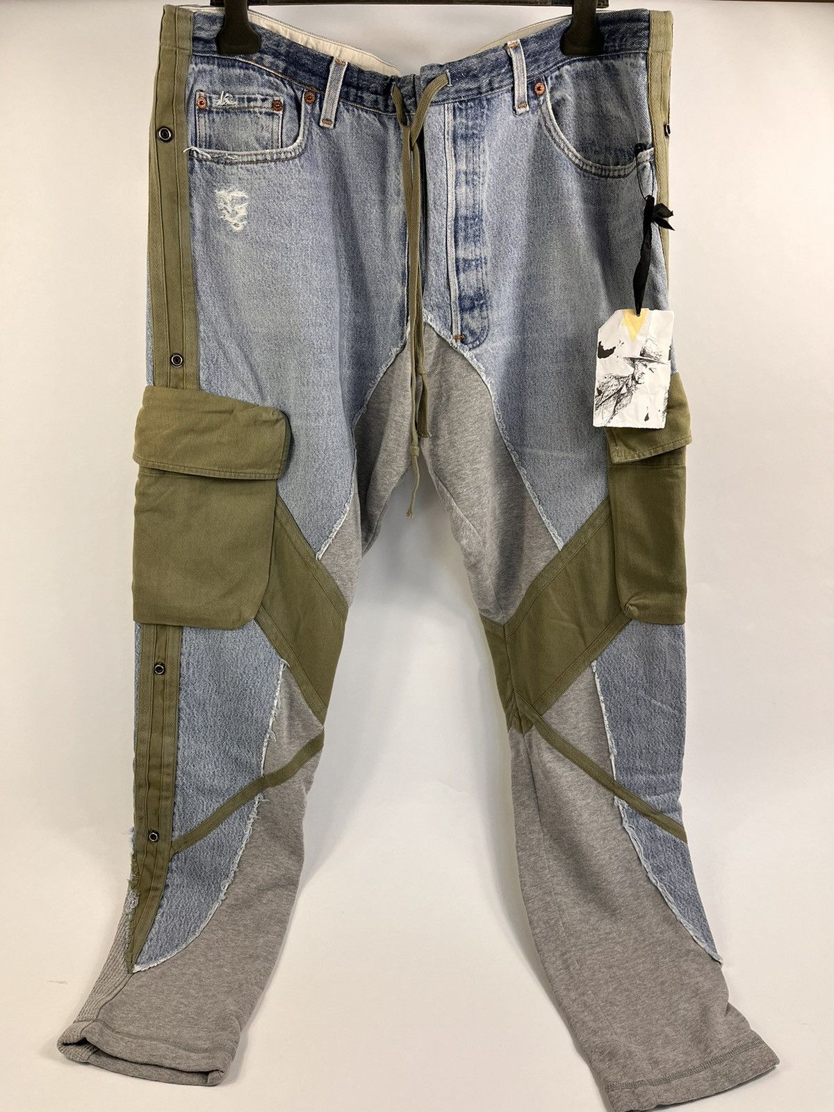 DENIM FABRIC PANTS