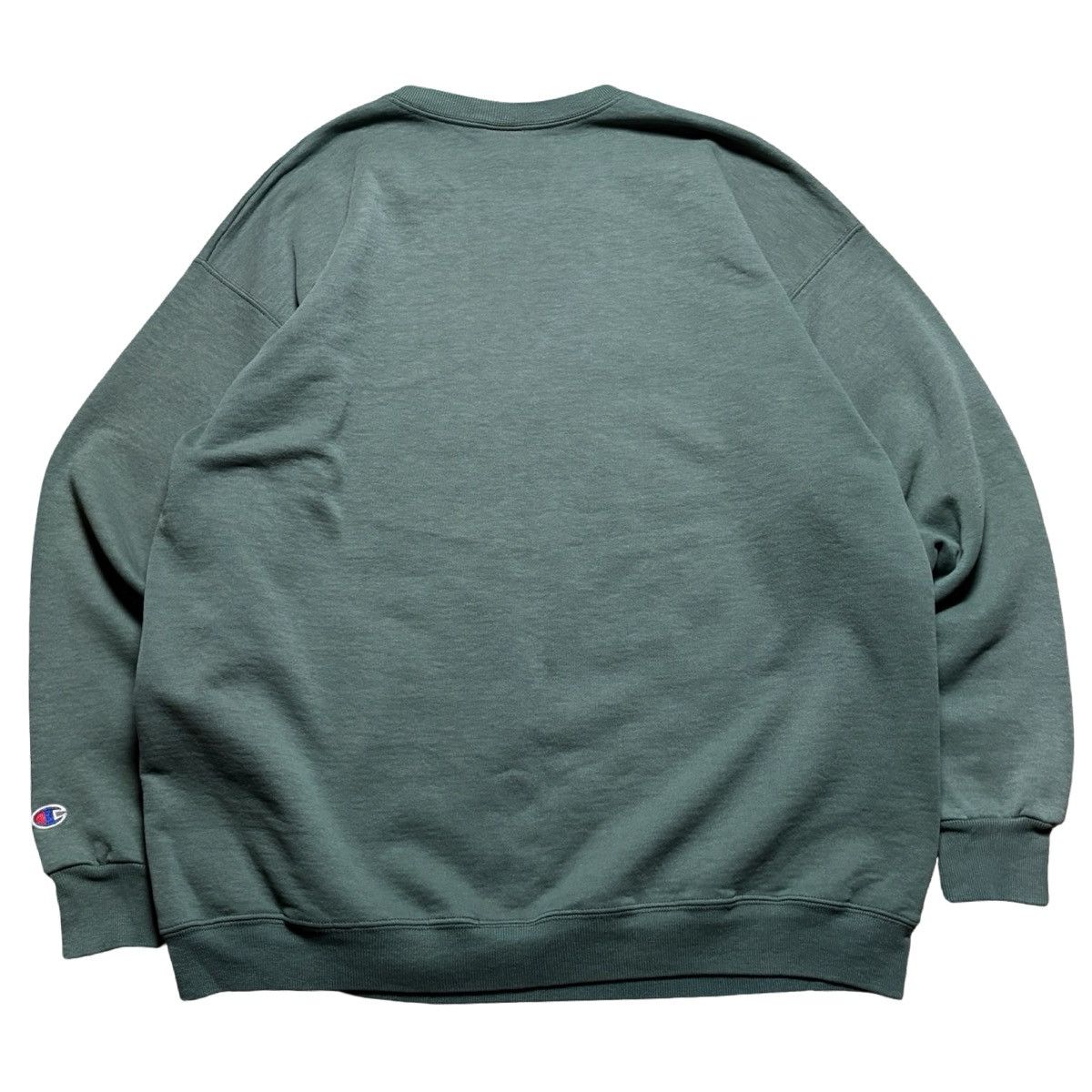 Champion Vintage 90s Champion Faded Forest Green Pullover Sweatshirt Size US XL / EU 56 / 4 - 8 Thumbnail