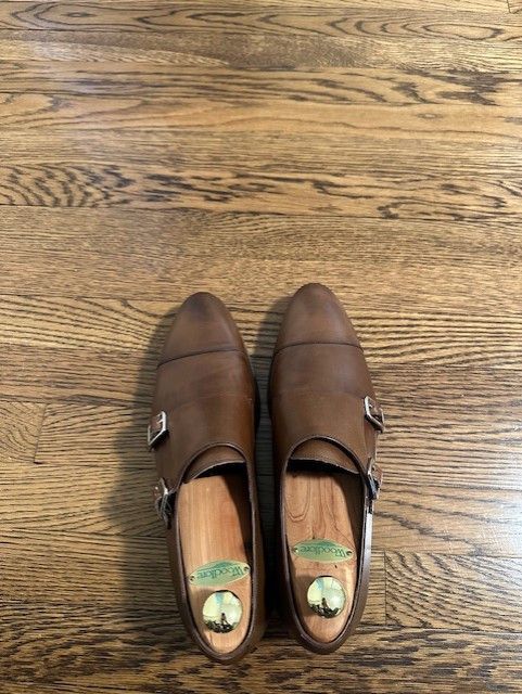 Carmina Carmina Inca Double Monk Vegano Brown 9.5uk 10.5us Size US 10.5 / EU 43-44 - 3 Thumbnail
