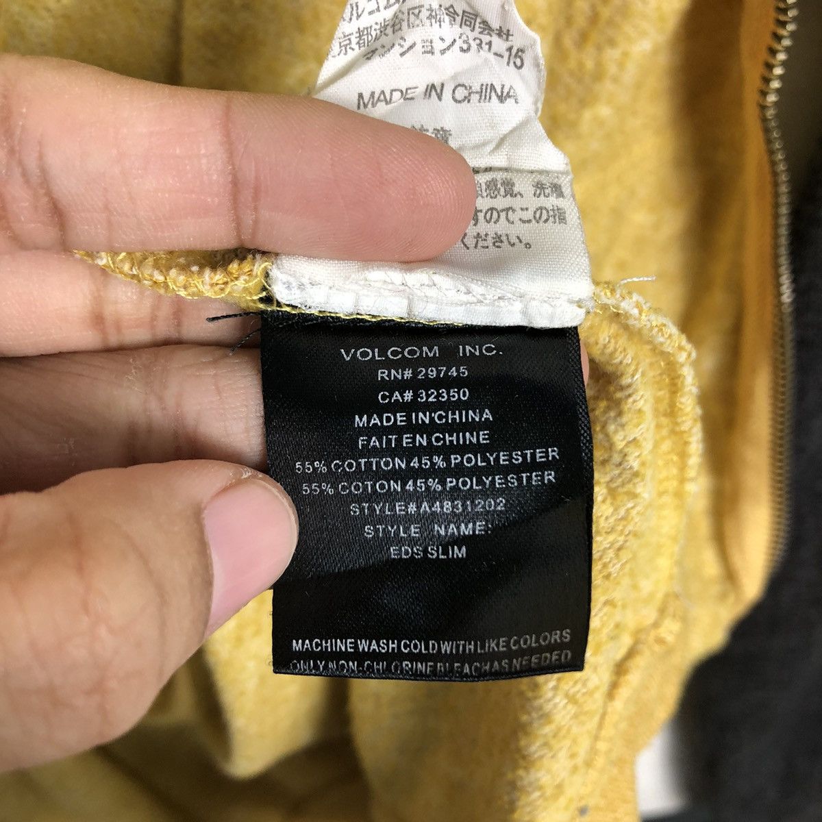 Japanese Brand 📌Vintage Light Zipper Jacket Volcom Hysteric Glamour Size US L / EU 52-54 / 3 - 25 Thumbnail