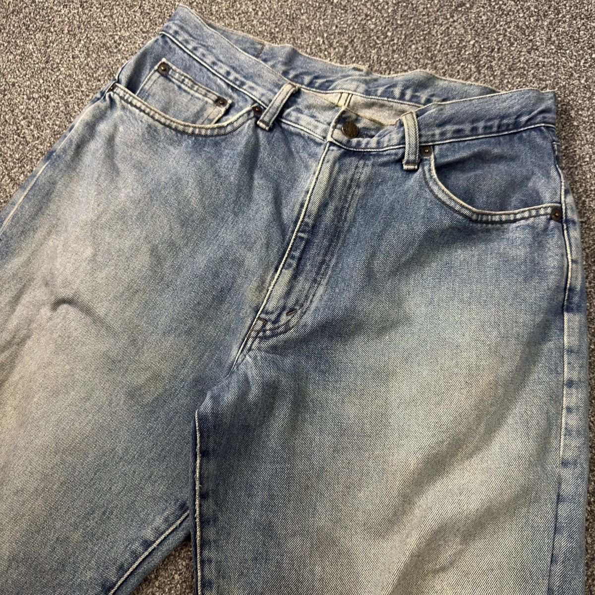Japanese Brand 🔥🇯🇵 Vintage Baggy Bobson Chessking D-Rise Denim Size US 32 / EU 48 - 3 Thumbnail