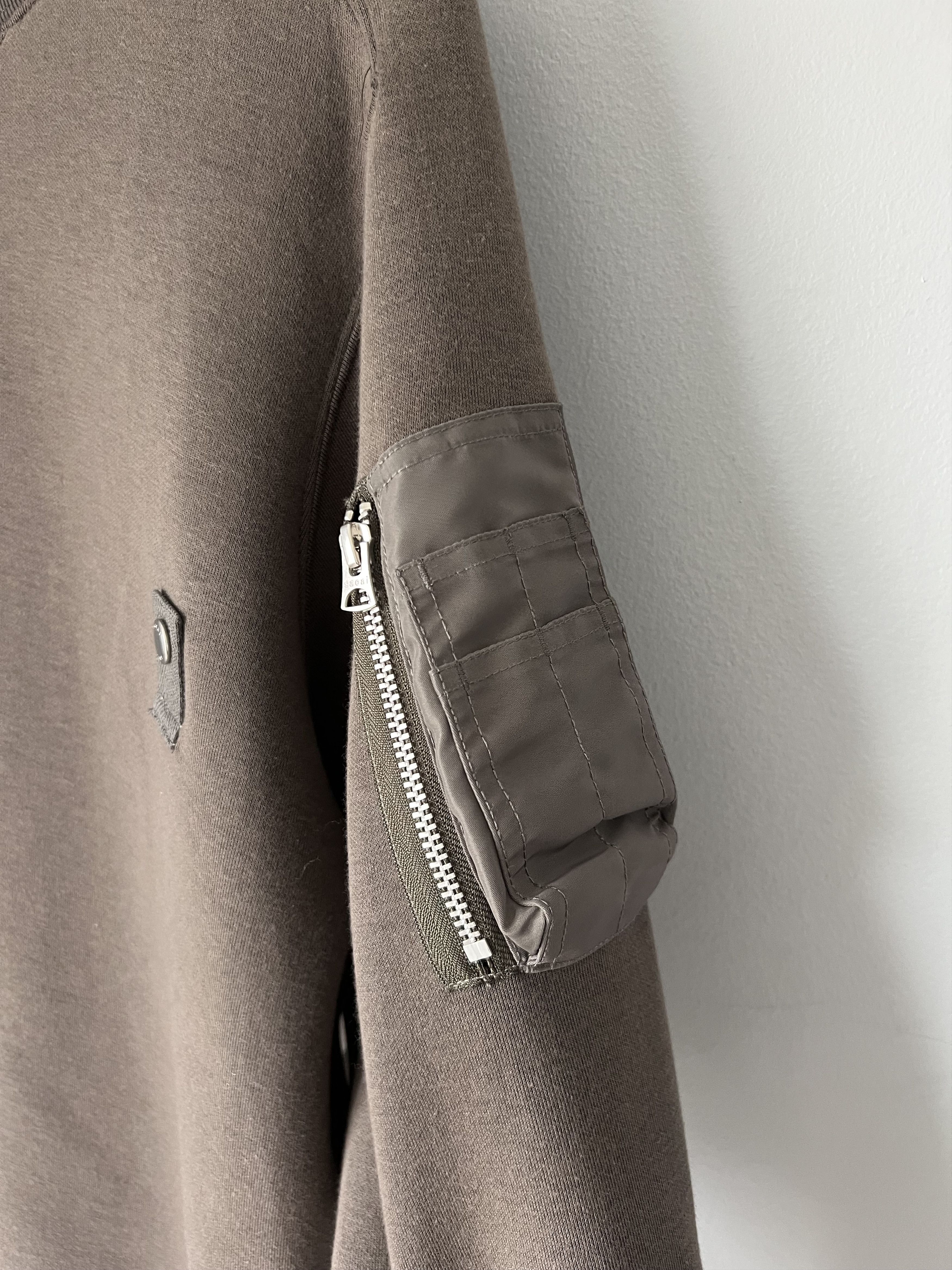 Sacai Sacai Layered Sponge Sweatshirt in Brown Size US L / EU 52-54 / 3 - 5 Thumbnail