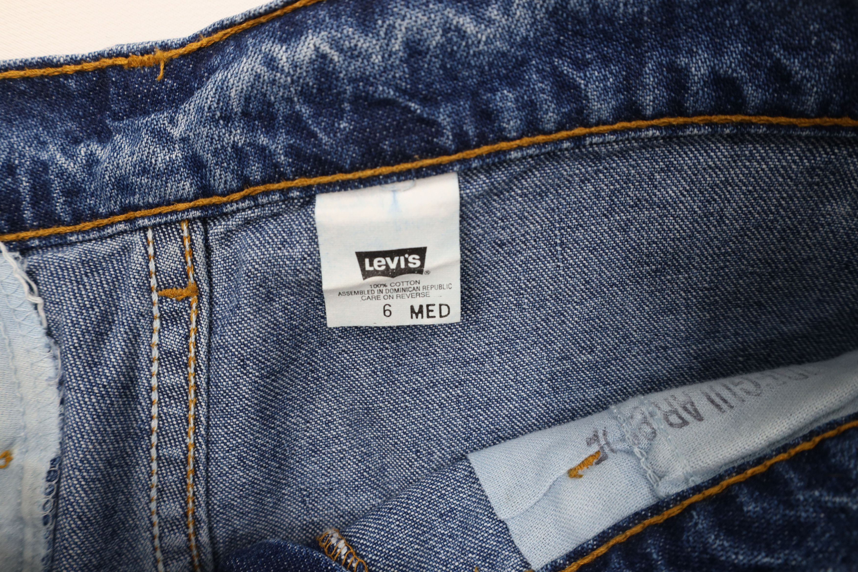 Levi's × Vintage Vintage 90s Levis Baggy Fit Wide Leg Denim Jeans Blue Cotton Size 28" / US 6 / IT 42 - 7 Thumbnail
