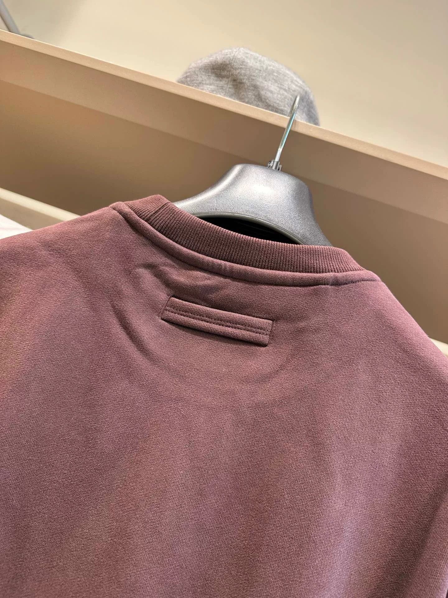 Ermenegildo Zegna Zegna Men's Relaxed Purple Sweatshirt Size US S / EU 44-46 / 1 - 6 Thumbnail