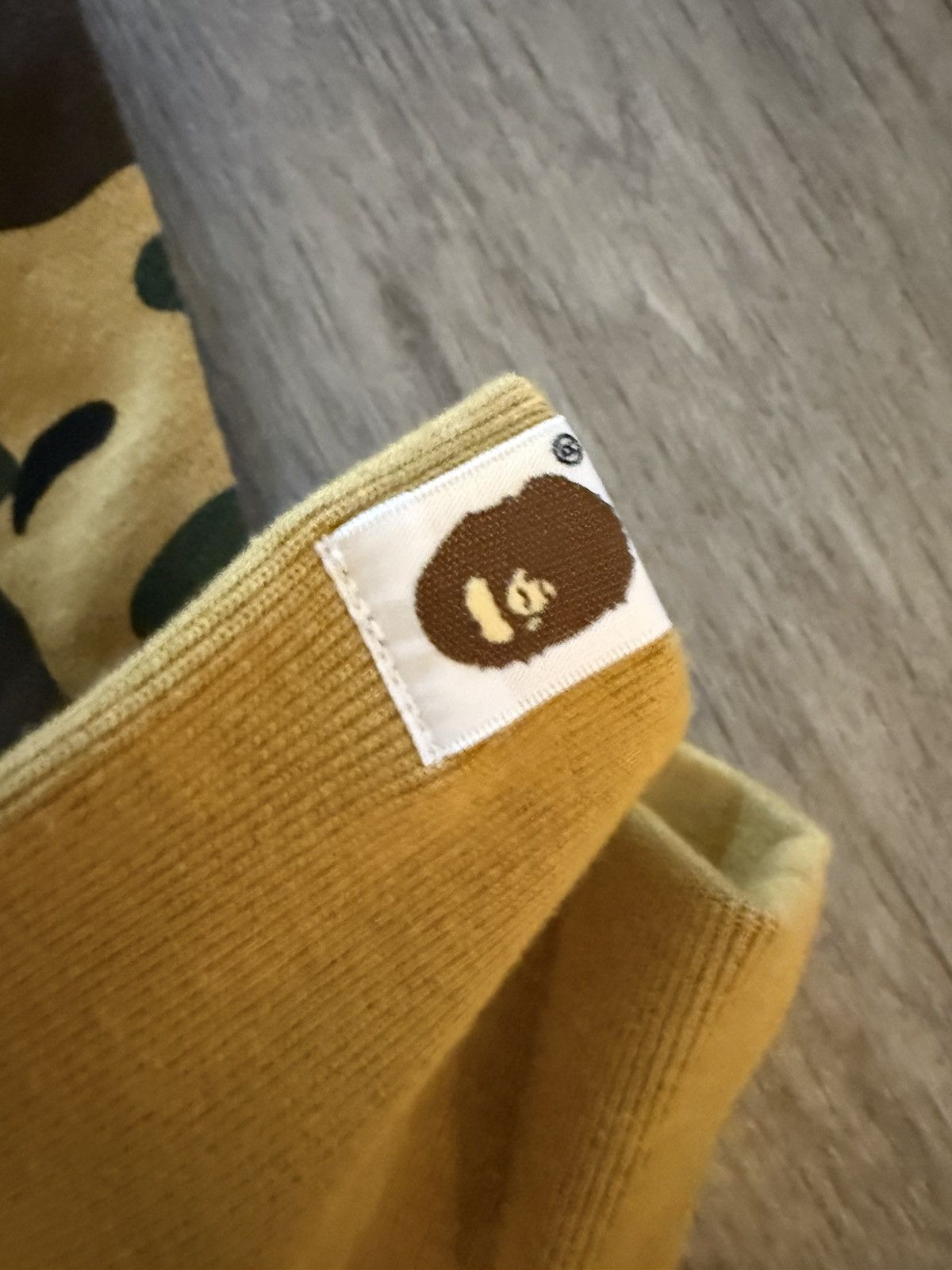 Bape Bape yellow first camo PONR shark full zip Size US XXL / EU 58 / 5 - 6 Thumbnail
