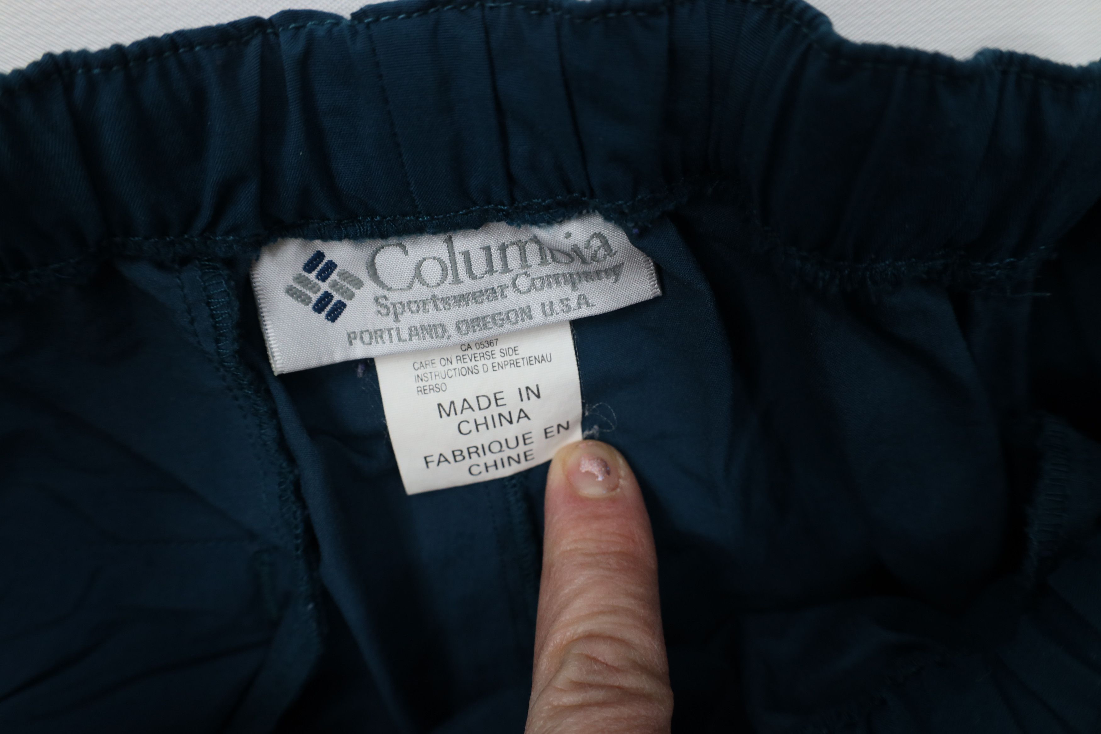 Columbia Vintage 90s Columbia Belted Windbreaker Joggers Pants Teal Size US 32 / EU 48 - 7 Thumbnail