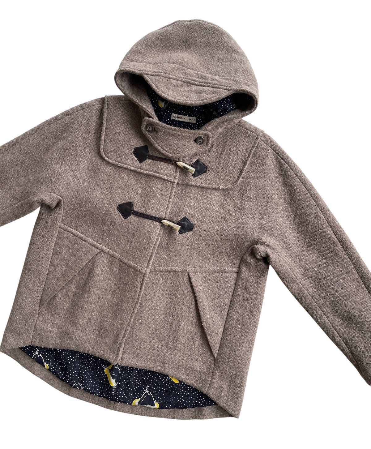 Issey Miyake Tsumori Chisato Wool Duffle Coat Size M / US 6-8 / IT 42-44 - 6 Thumbnail