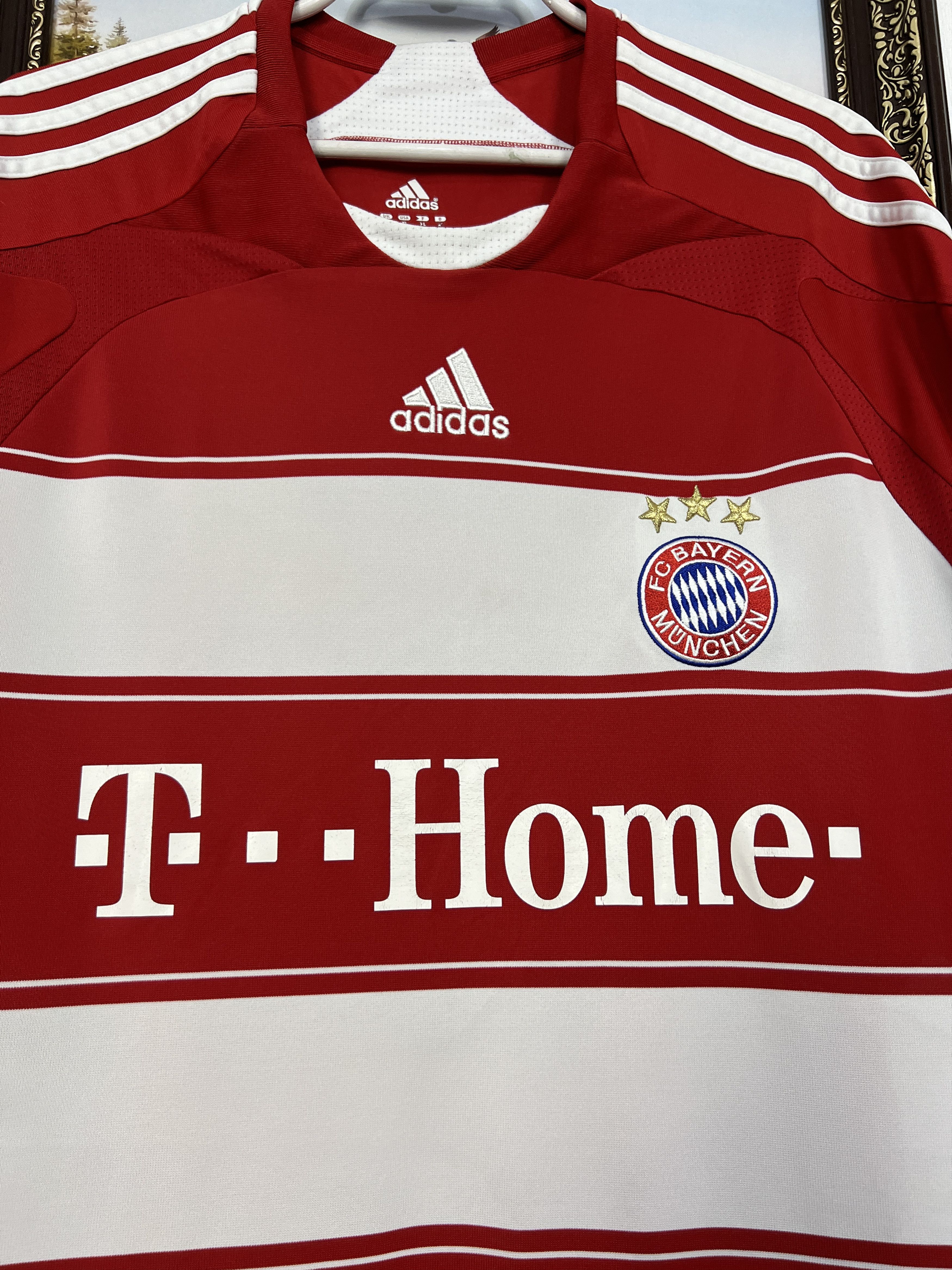 Adidas Bayern Munich Home football shirt 2007 Soccer Adidas Size US XL / EU 56 / 4 - 3 Thumbnail