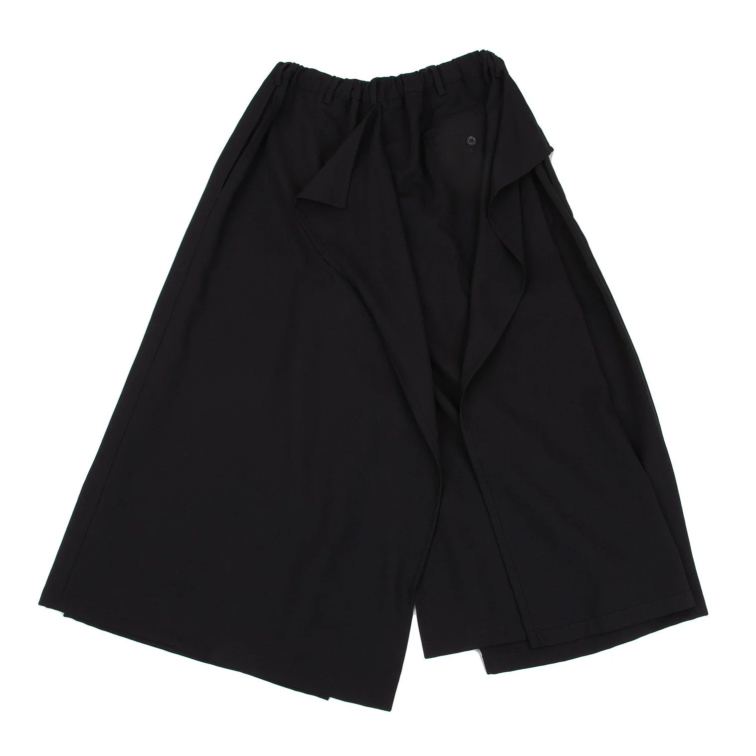 Yohji Yamamoto Yohji Yamamoto Wool Flap Pocket Wrap Pants Black Size US 30 / EU 46 - 13 Thumbnail