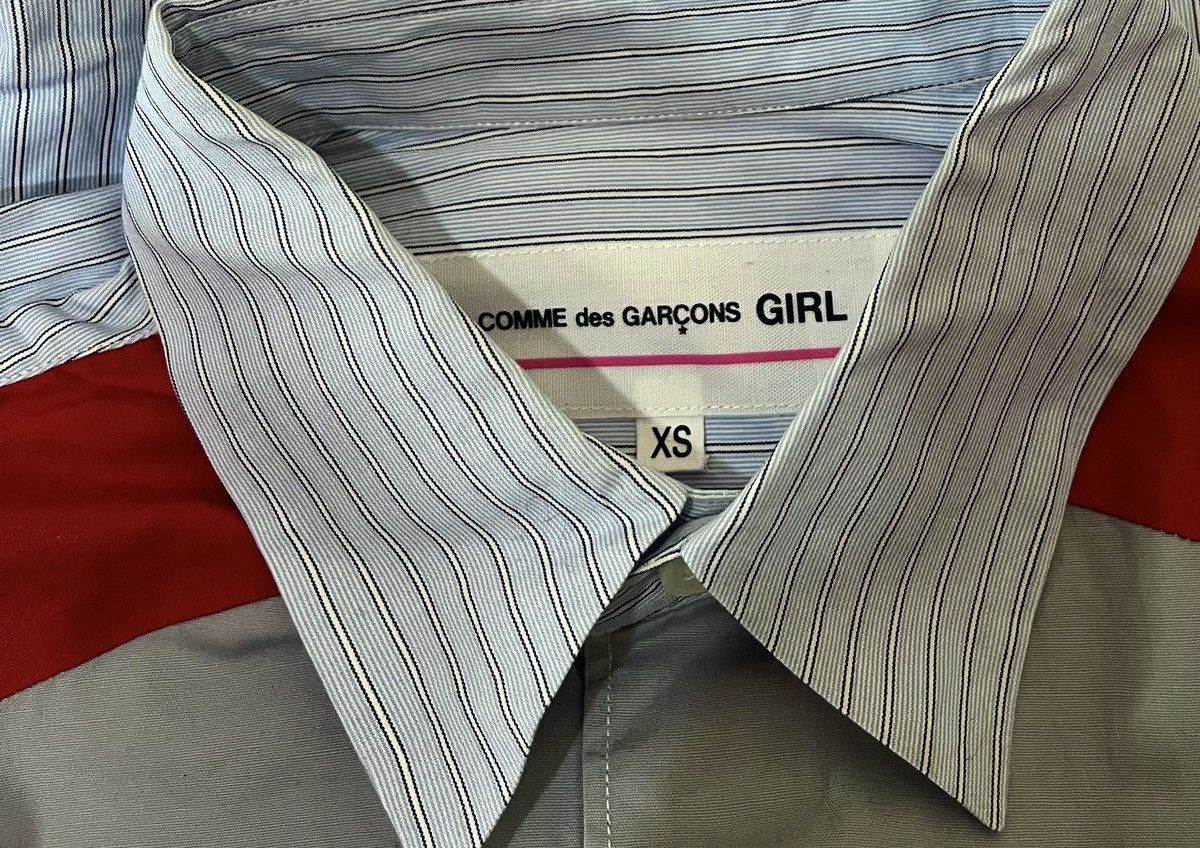 Comme des Garcons *FINAL DROP* Cdg girl AD2014 striped patchwork button up Size US S / EU 44-46 / 1 - 3 Thumbnail