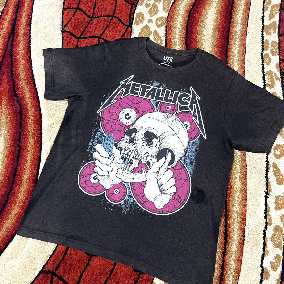 Band Tees Thrashed Faded Metallica Band T Shirt Size US L / EU 52-54 / 3 - 2 Thumbnail