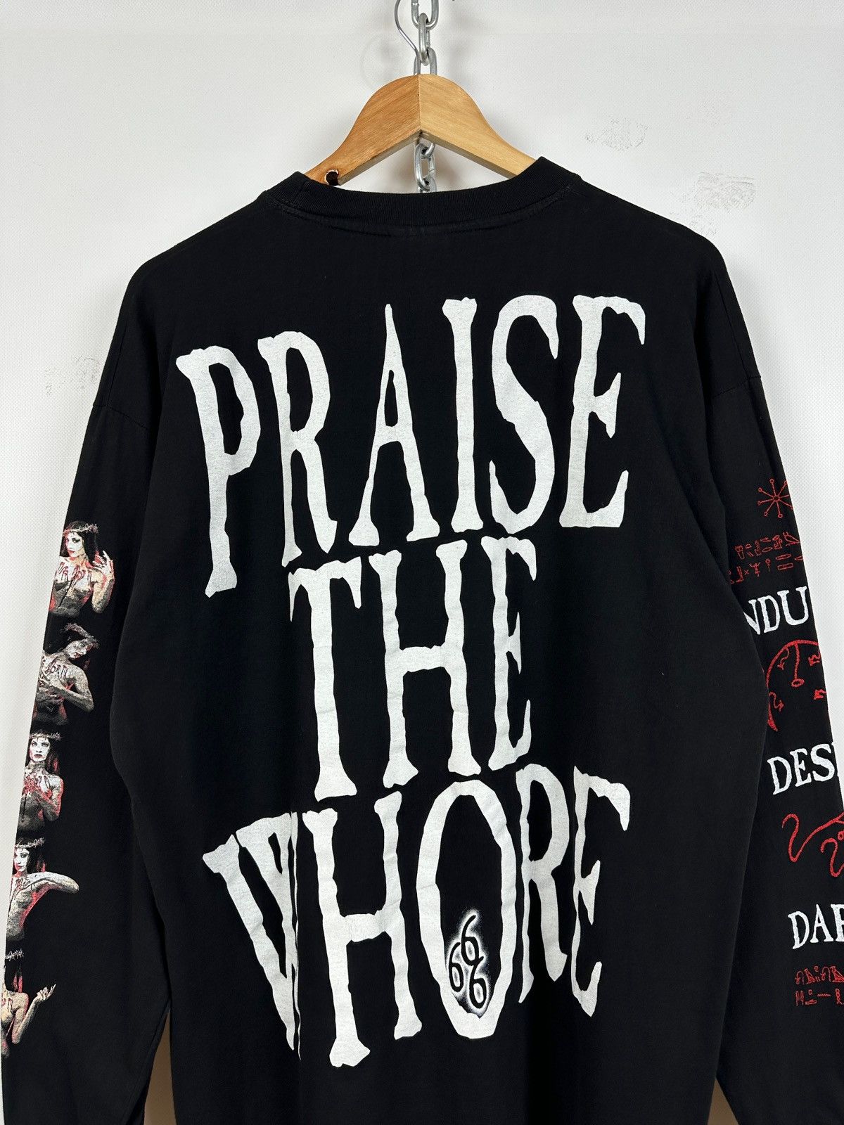 Band Tees 1998 Vintage Cradle of Filth Praise The Whore Long Sleeve Size US XL / EU 56 / 4 - 11 Thumbnail