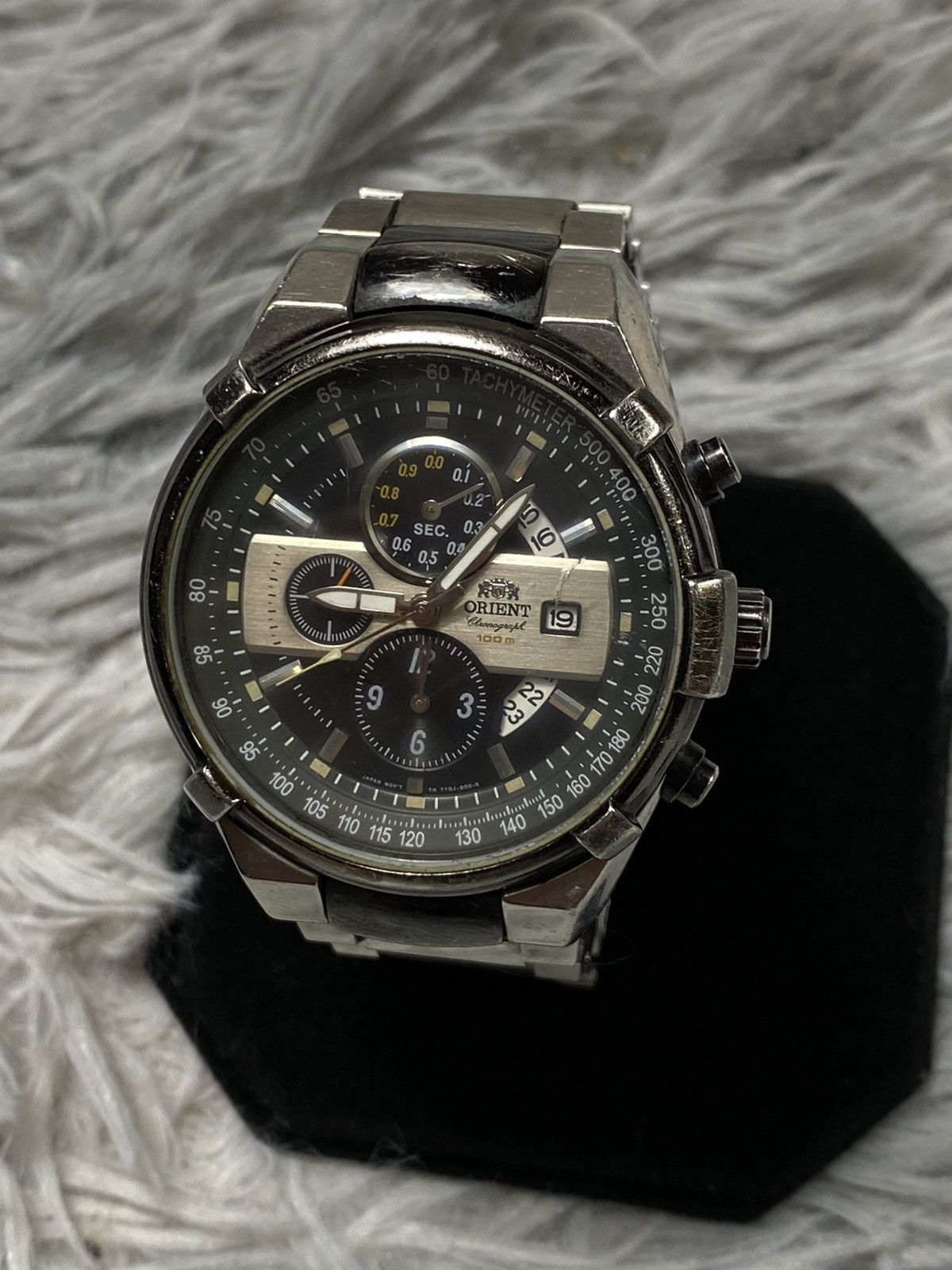 Orient × Vintage Orient Chronograph 100M Classic Style Japanese Brand Size ONE SIZE - 5 Thumbnail