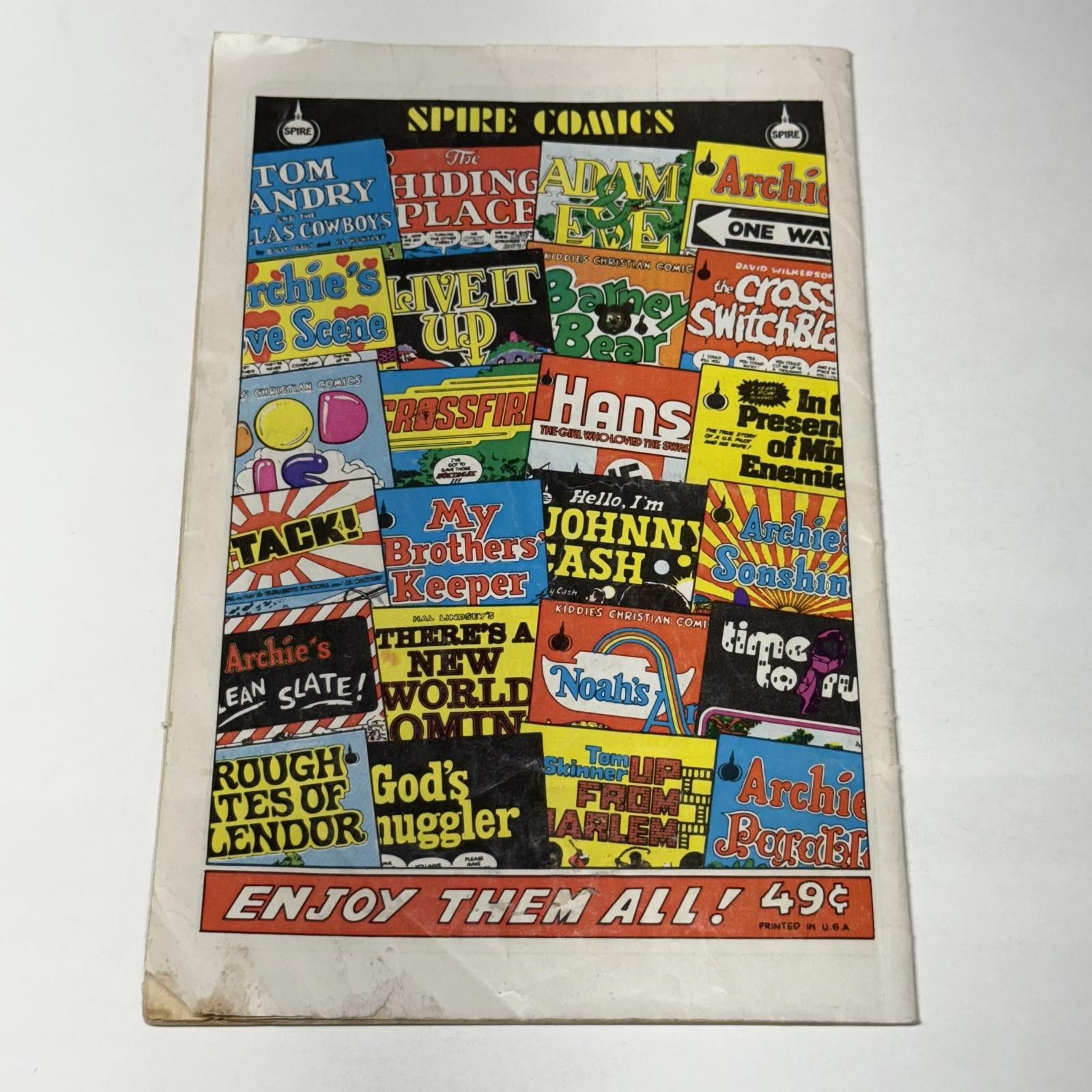 Designer VTG 1972 Cross And The Switchblade Comic Book Wilkerson VF+ Size ONE SIZE - 6 Thumbnail