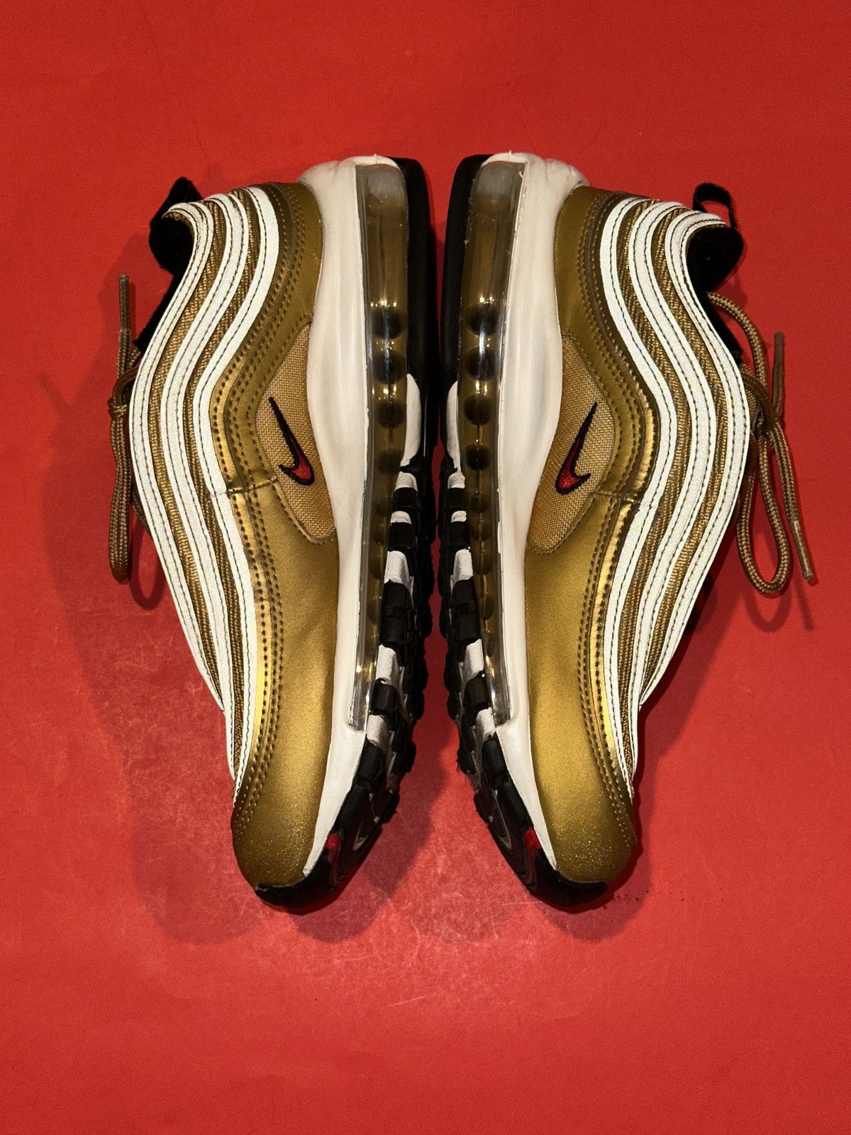 Nike Nike Air Max 97 OG DQ9131 700 Metallic Gold Bullet Sneakers Size US 6.5 / EU 39-40 - 3 Thumbnail