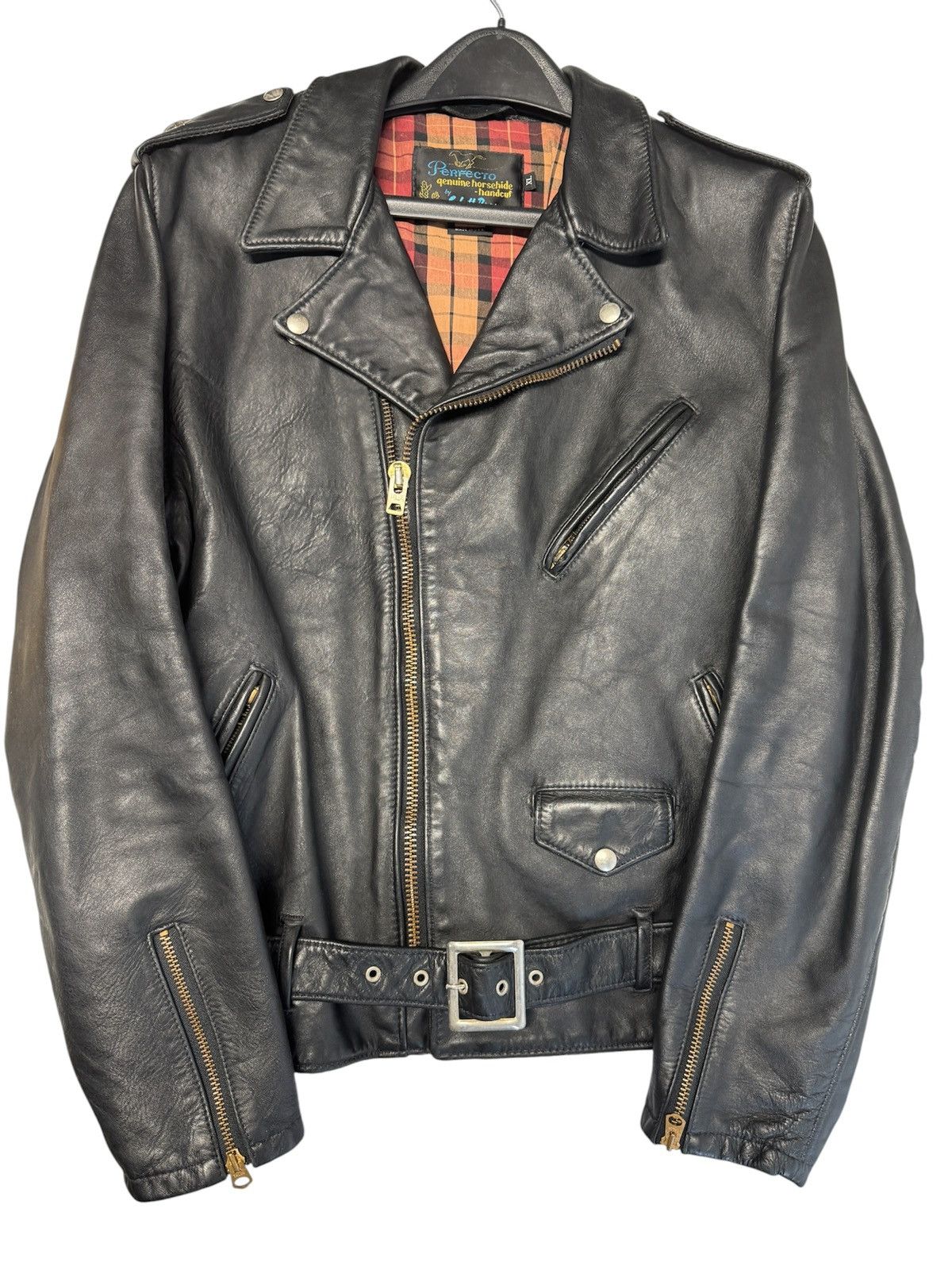 Schott RARE Schott PER2 Horsehide Leather Jacket XL Size US XL / EU 56 / 4 - 1 Thumbnail
