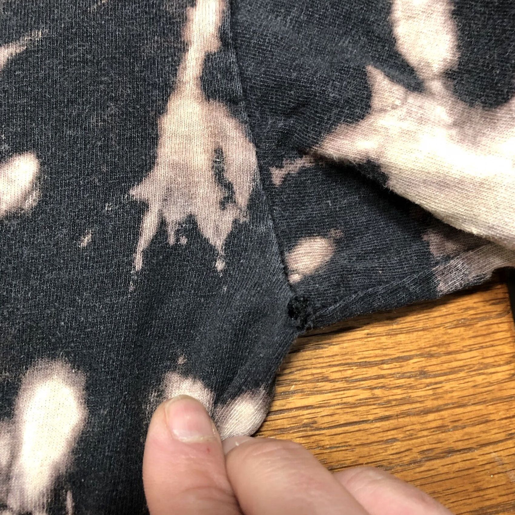 Vintage Vtg Alstyle Apparel & Activewear Brothers to the End Motorcycle Tie Dye Acid Wash 2007 Shirt Mens XL Black 100% Cotton Knit T-Shirt 90s Biker Mens XL Size US XL / EU 56 / 4 - 6 Thumbnail