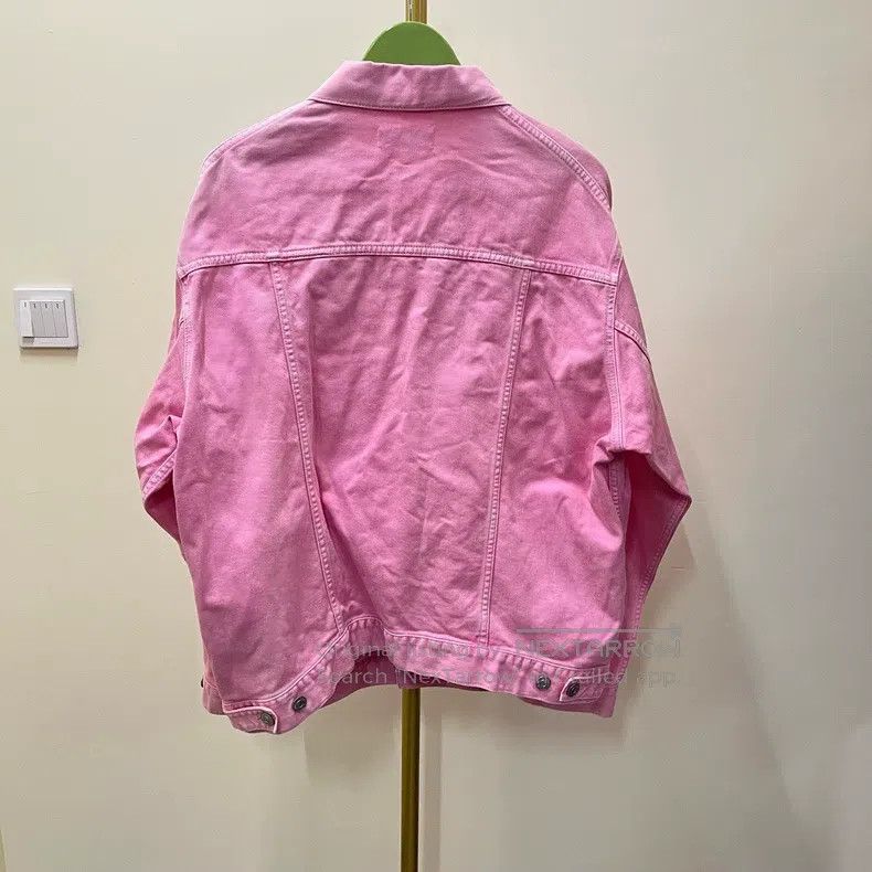 Balenciaga Balenciaga Pink Front Embroidered Jacket Size XXS / US 00 / IT 34 - 3 Thumbnail