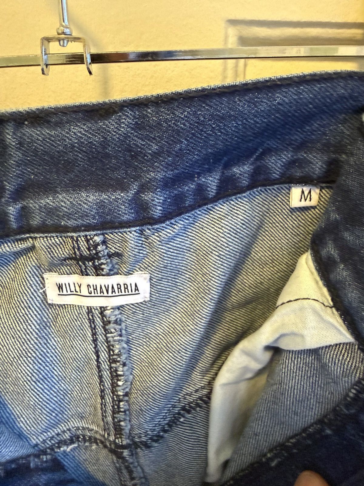 Willy Chavarria WILLY CHAVARRIA SANTEE ALLEY DENIM PANTS SZ M/US34 Size US 34 / EU 50 - 5 Thumbnail