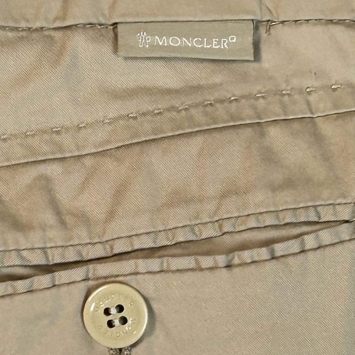 Moncler Vintage Lightweight Trousers Moncler Beige Slim Chinos Size US 28 / EU 44 - 7 Thumbnail