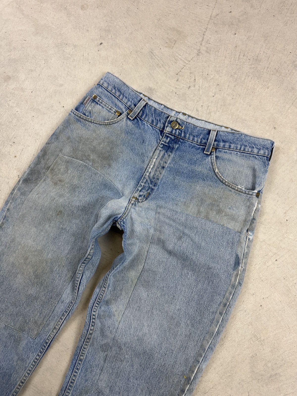 Carhartt × Vintage Carhartt Reworked Double Knee Denim Jeans Size US 36 / EU 52 - 4 Thumbnail